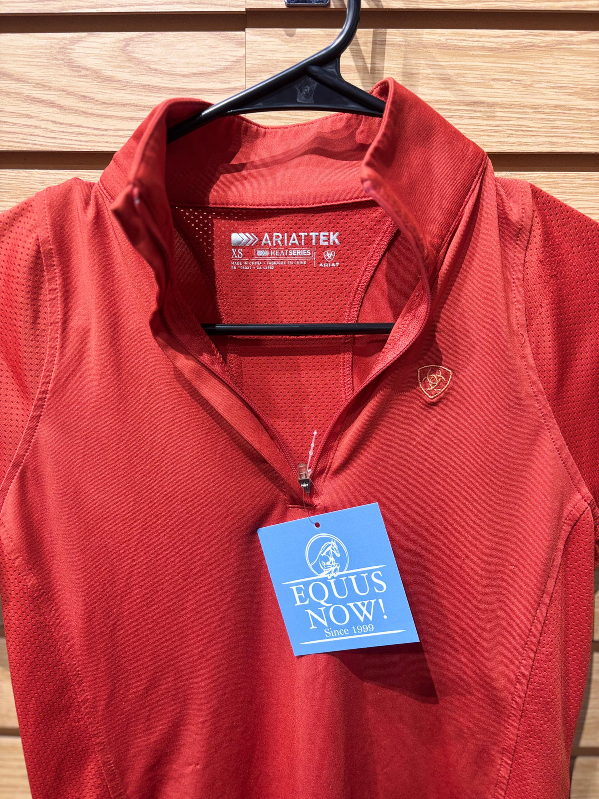 Used XS Orange AriatTek Ventilated Short Sleeve