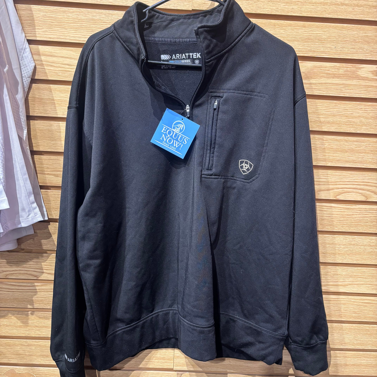 Used Large Black AriatTek 1/4 Zip