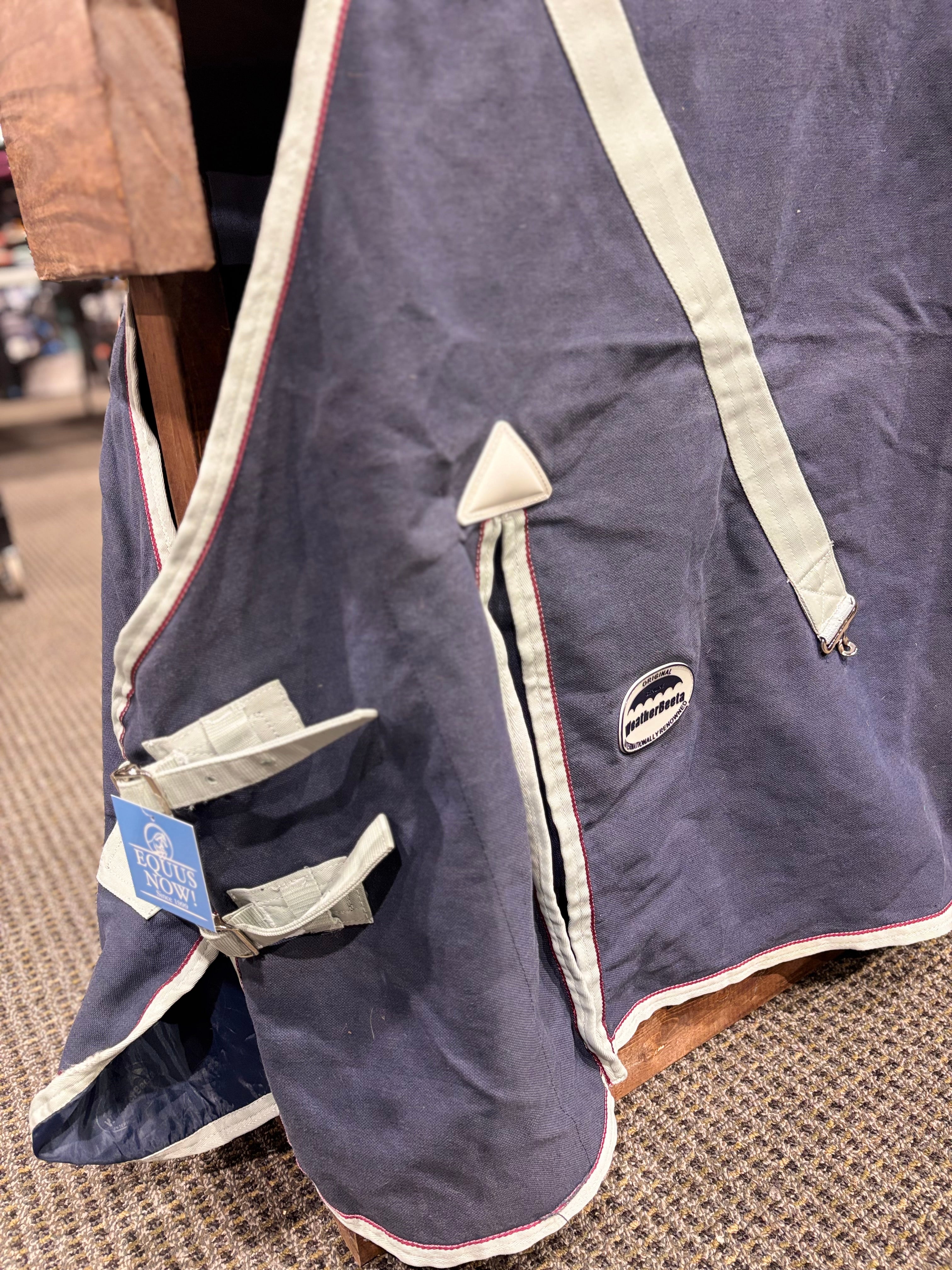 Used 78" Navy Weatherbeeta Stable Sheet