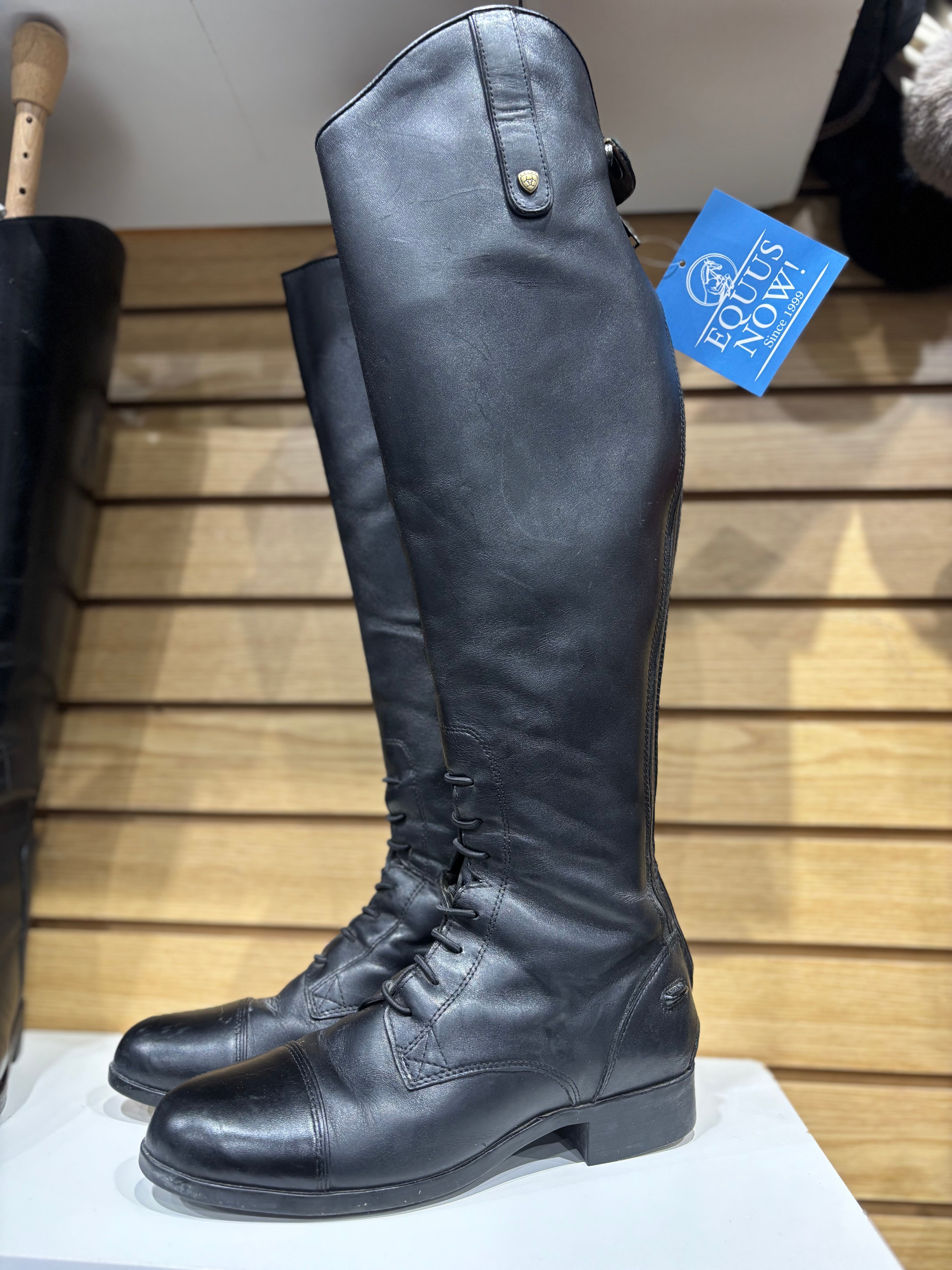 Used Ariat 7.5B Black Tall Boots