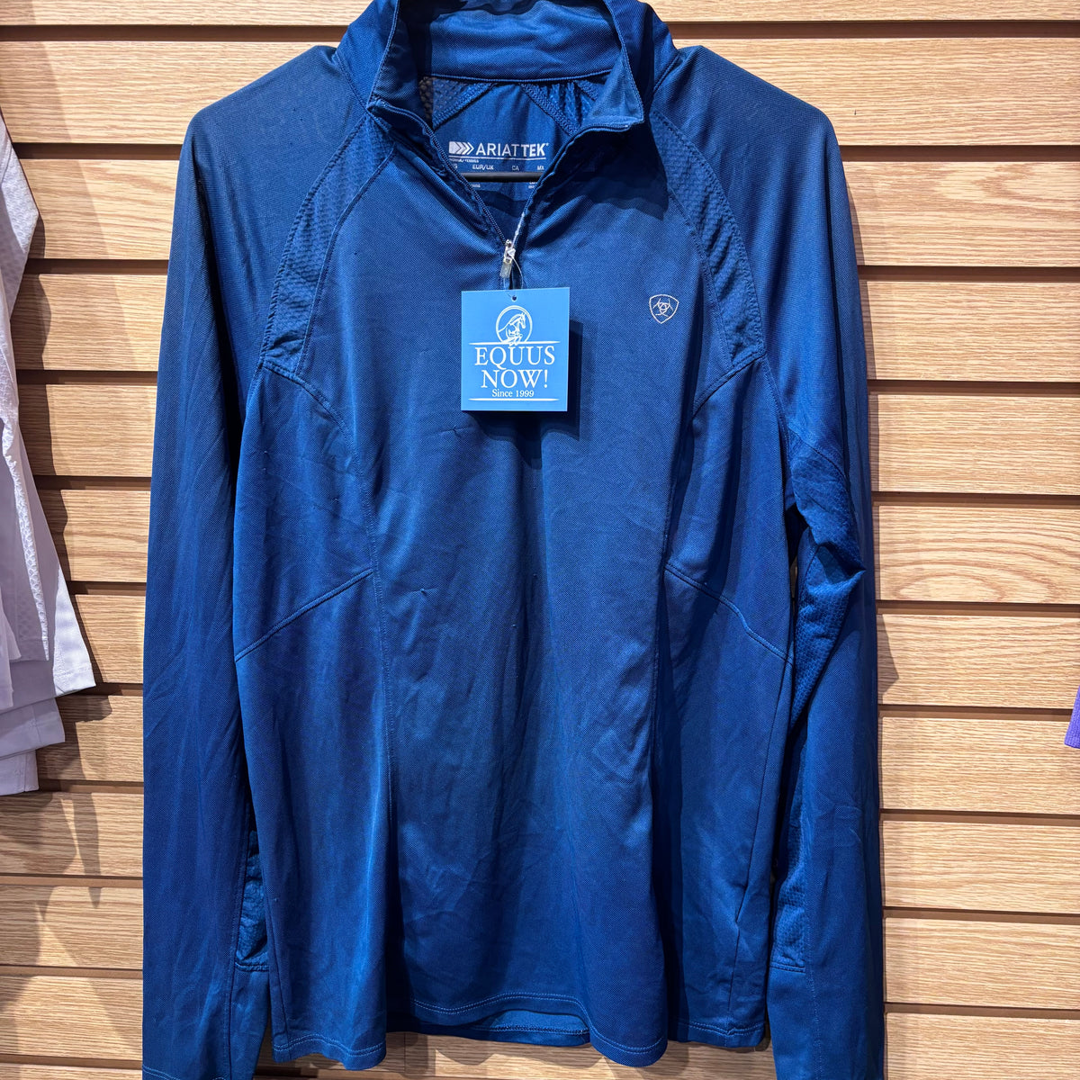 Used Large Blue AriatTek Long Sleeve Sun Shirt