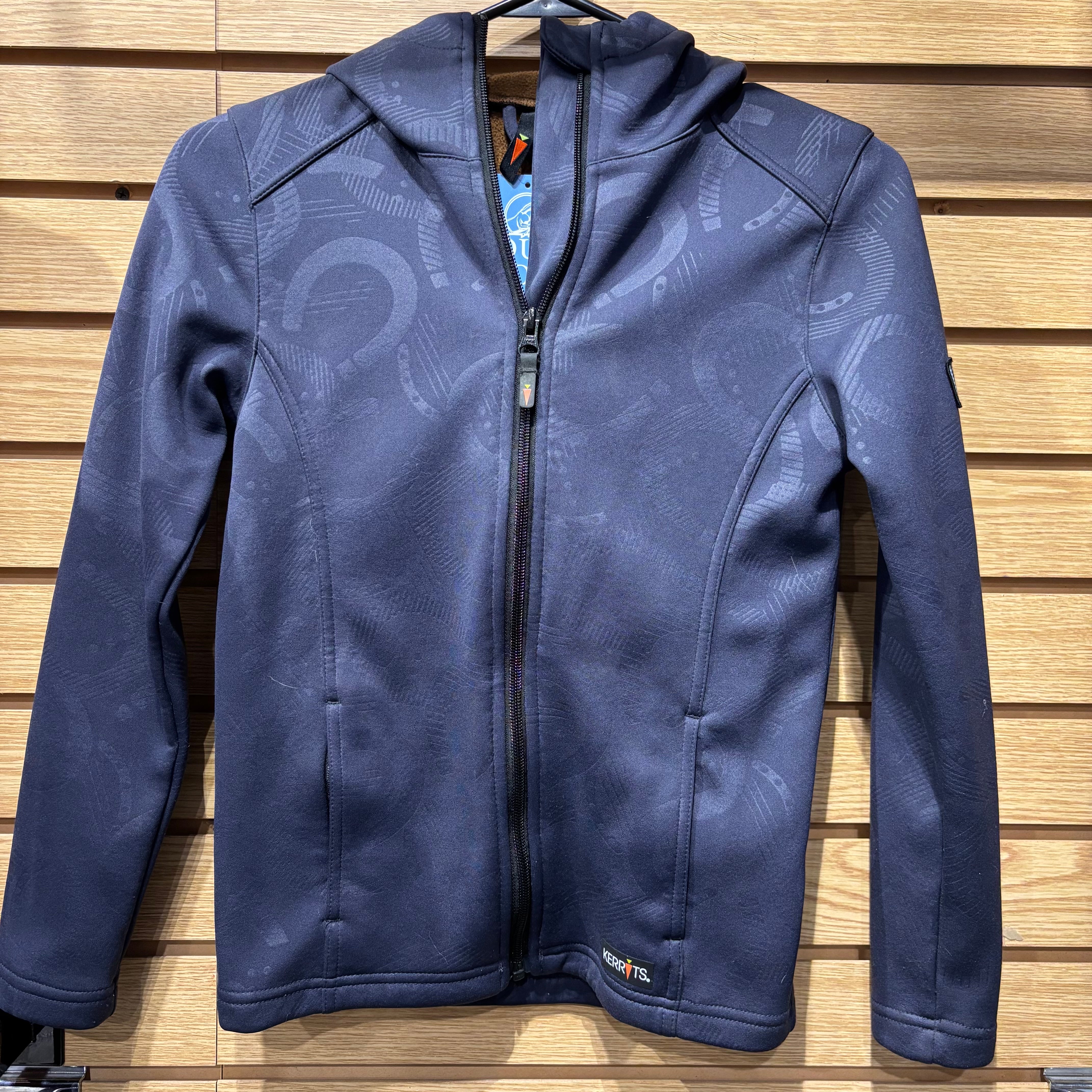 Used Youth Medium Navy Kerrits Fleece Lined Jacket