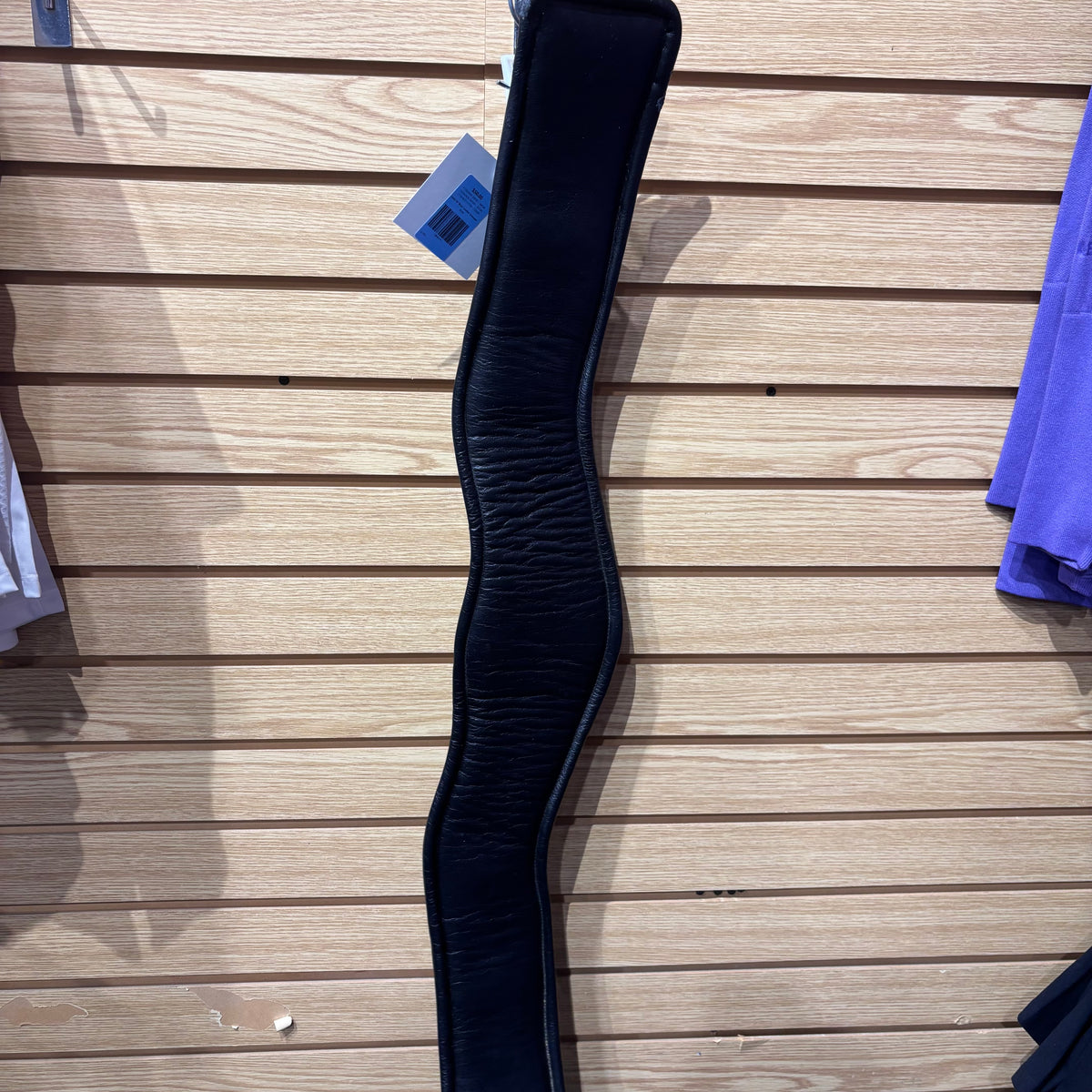 Used 30" Black Leather Dressage Girth