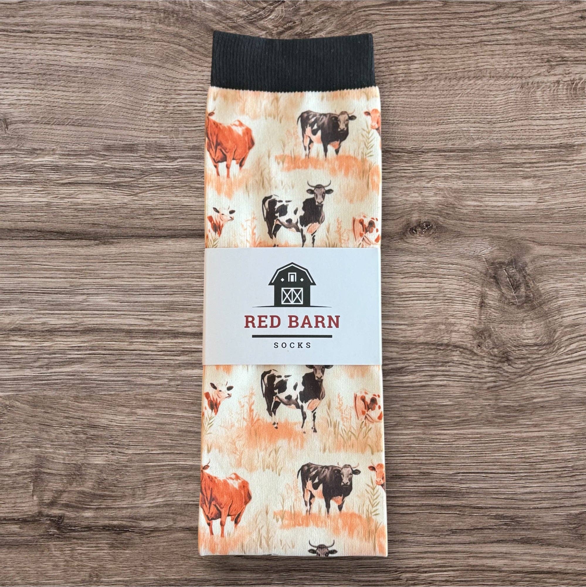 Red Barn Socks - Moo'd Boost