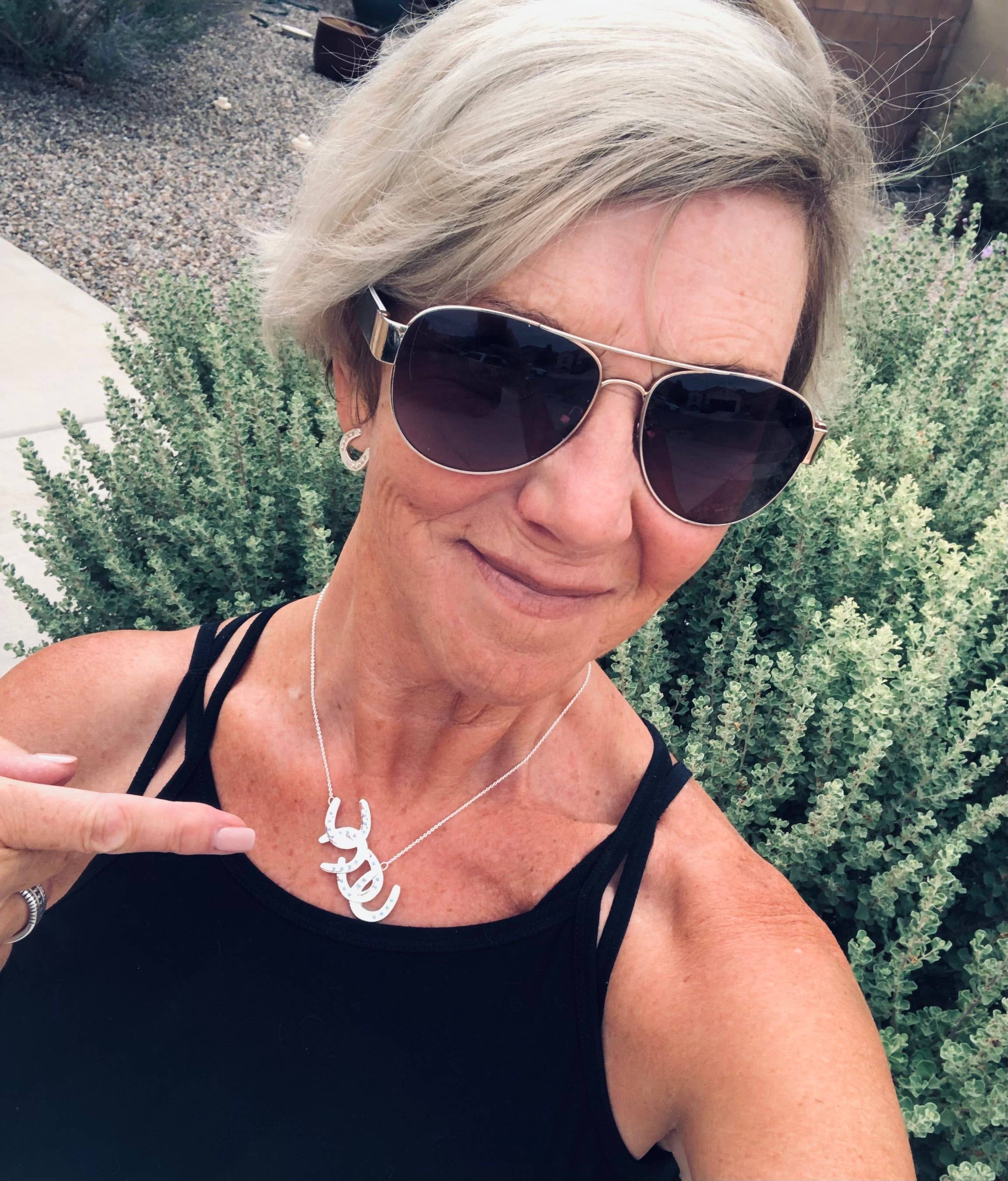 Horseshoes Cascading Necklace