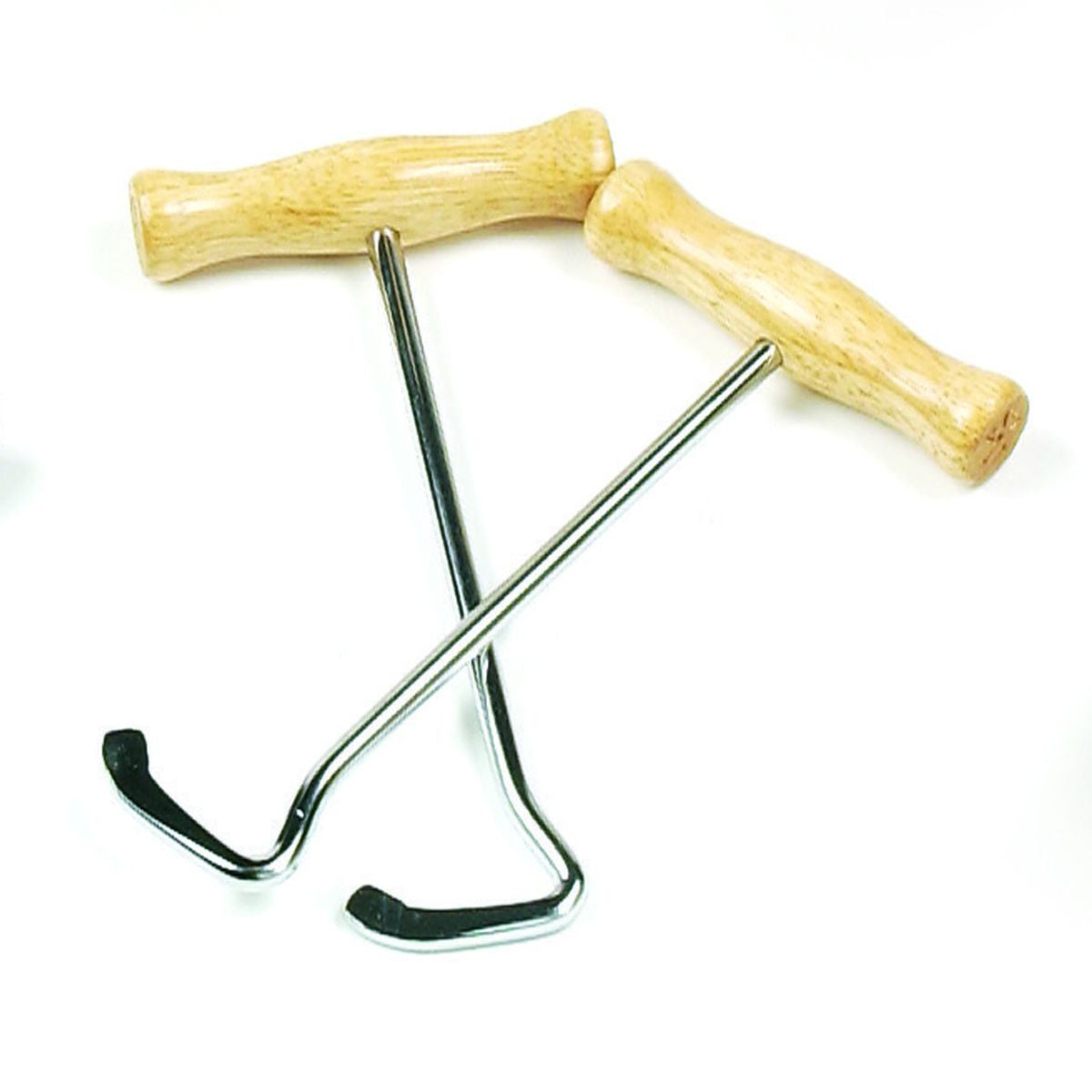 Boot Hooks with Wood Handle - sku to order - 009466