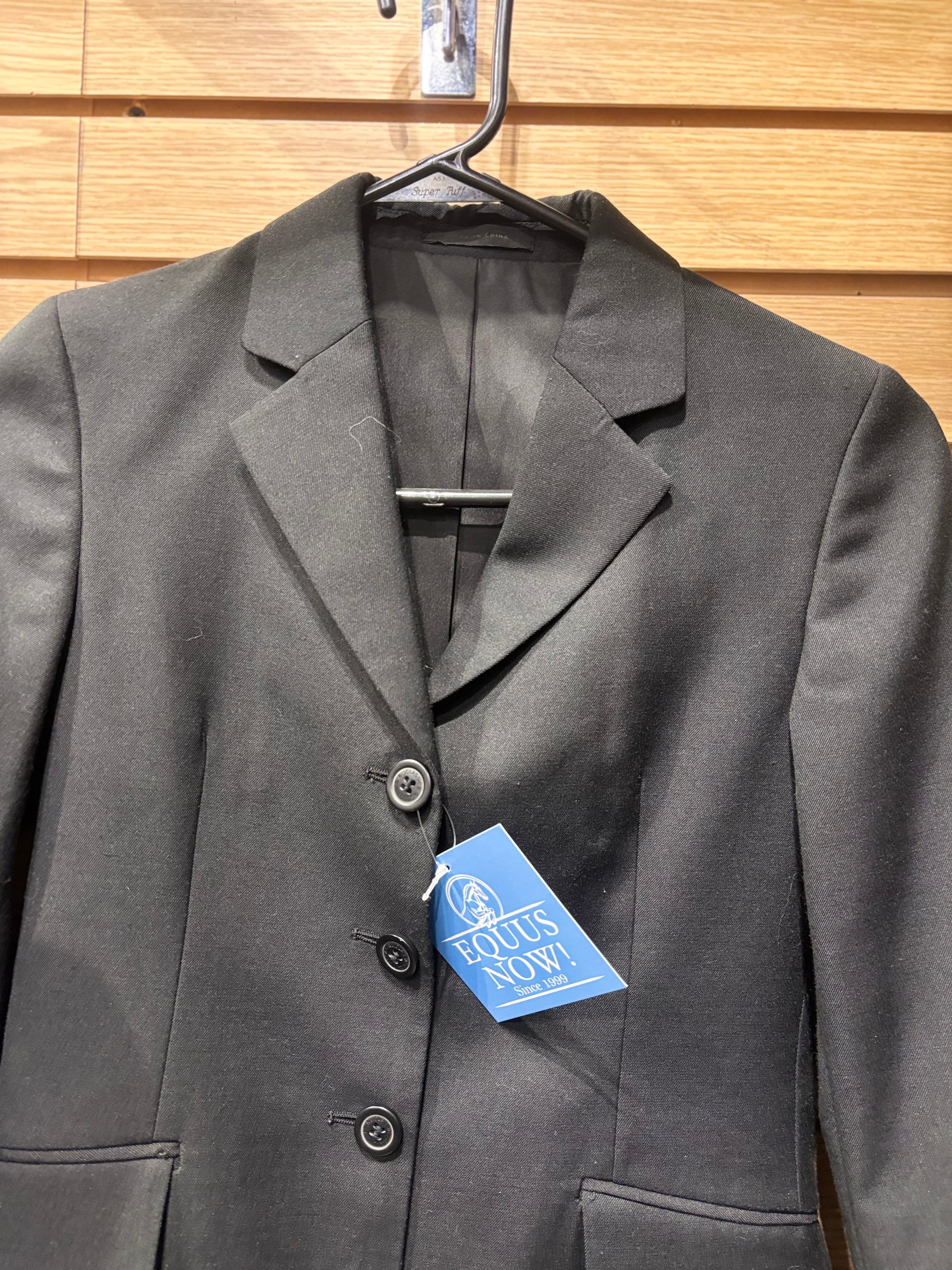 Used 14R Black RJ Show Coat