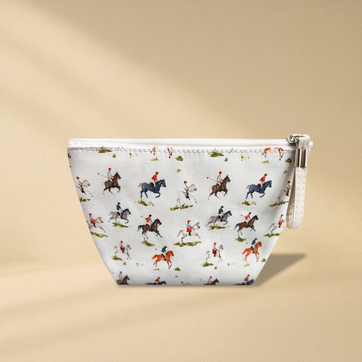 MakeUp Cosmetic Pouch Bag Sport Horse Print
