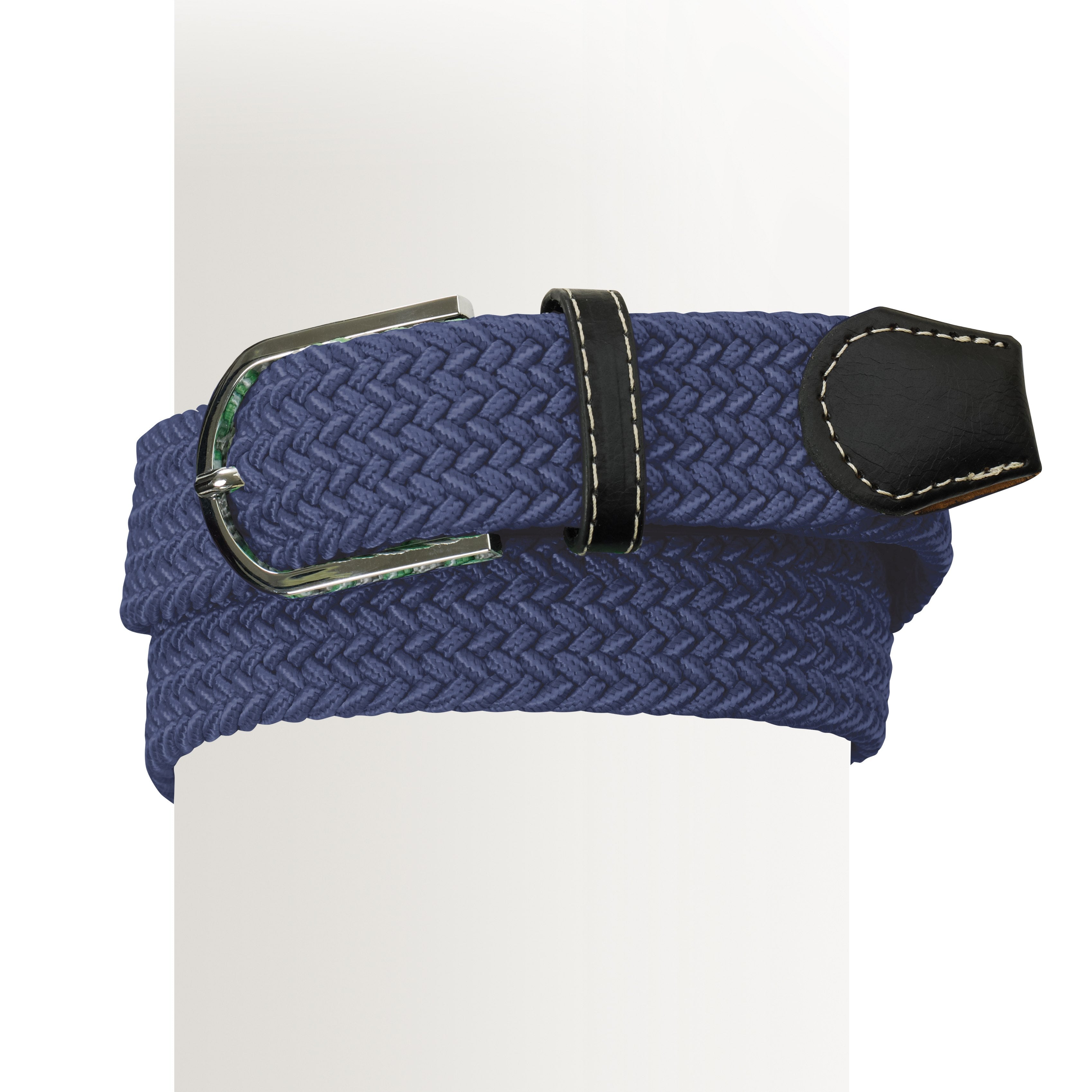 Ovation Braided Stretch Belt - Navy