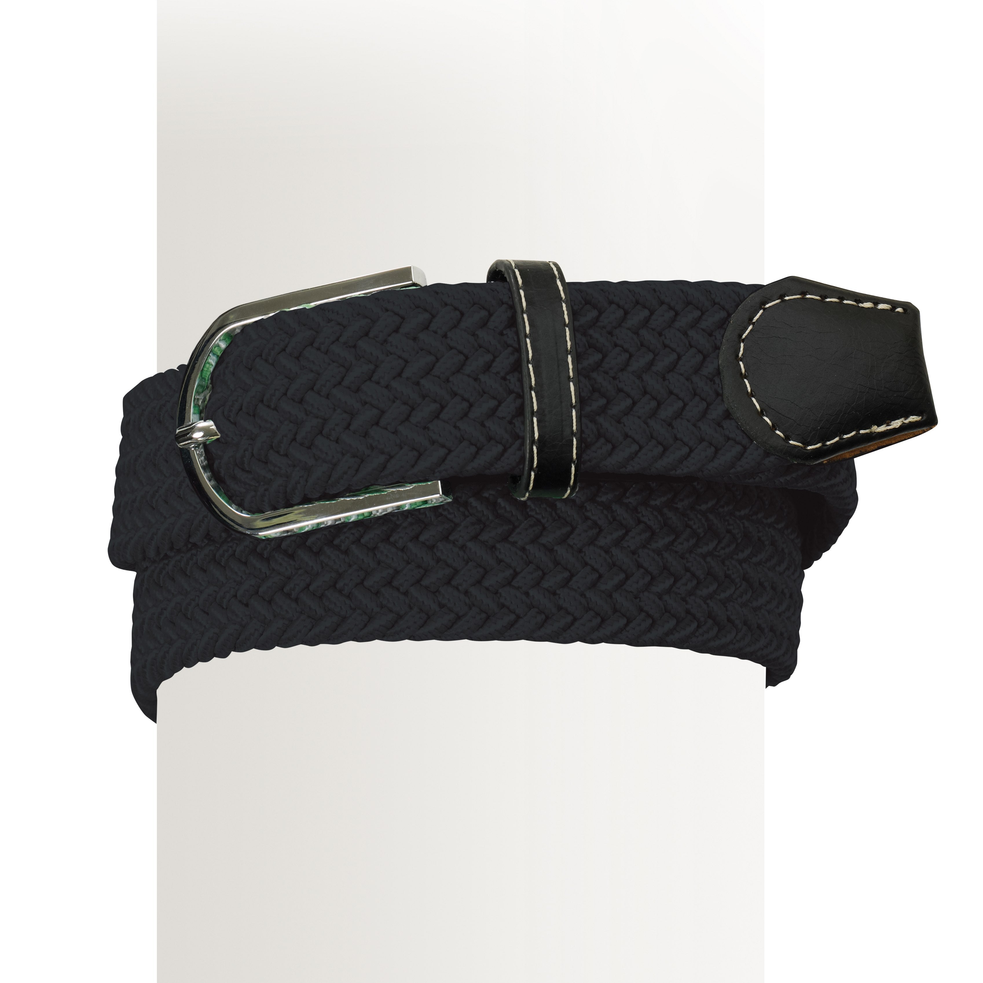 Ovation Braided Stretch Belt - Black