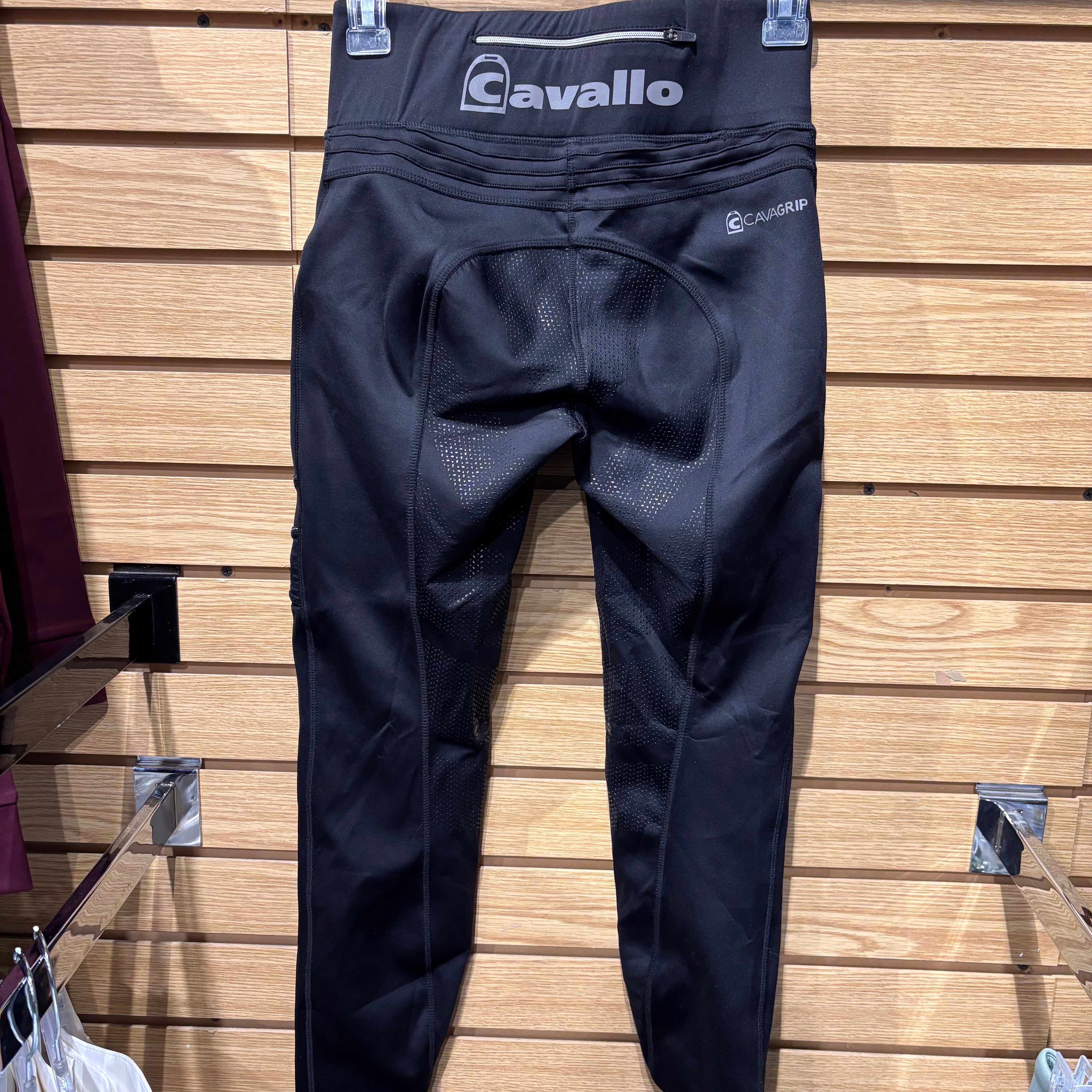 Used 24 Black Cavallo Cavagrip Silicone Riding Pants