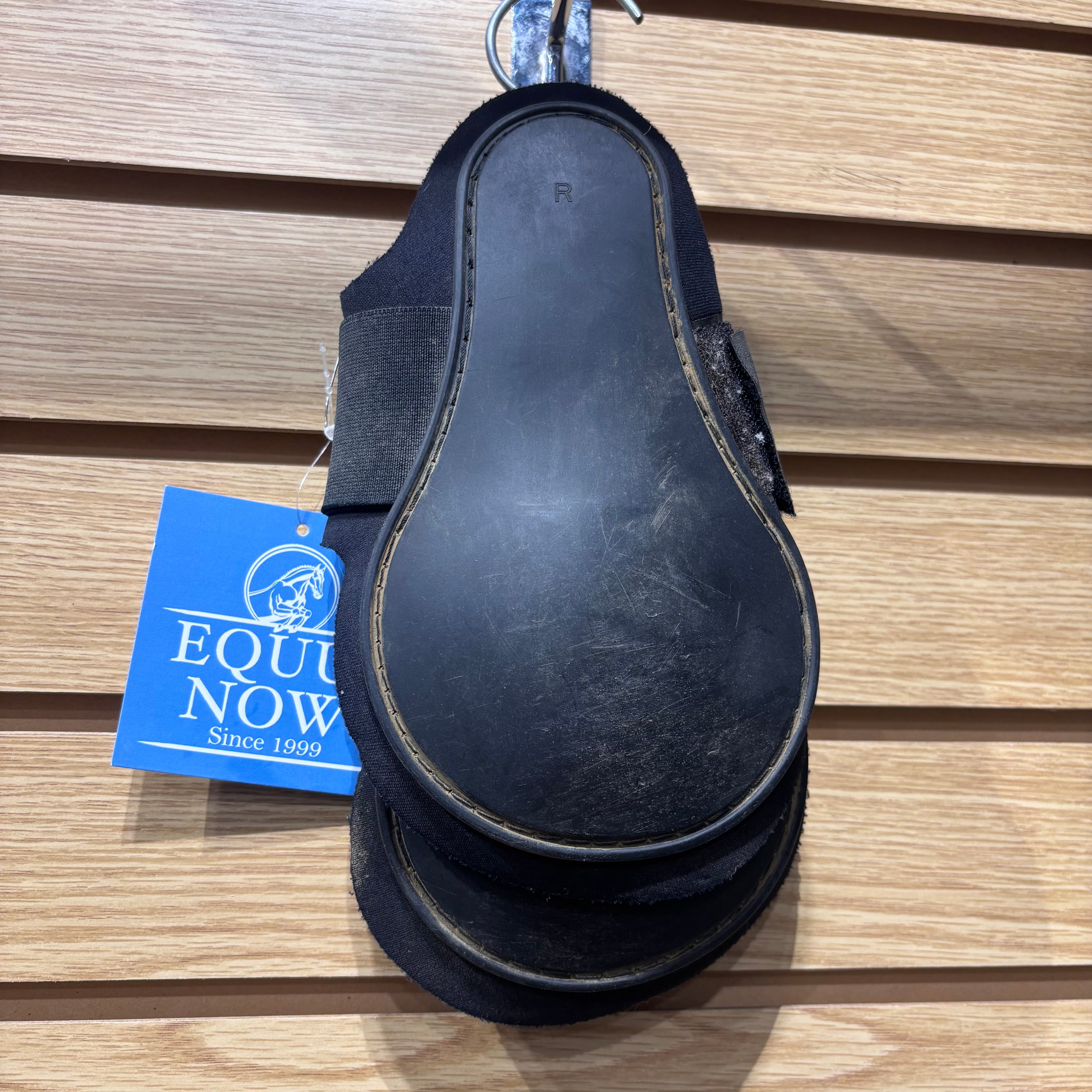 Used Large Eskadron Spoon Hind Boots Black