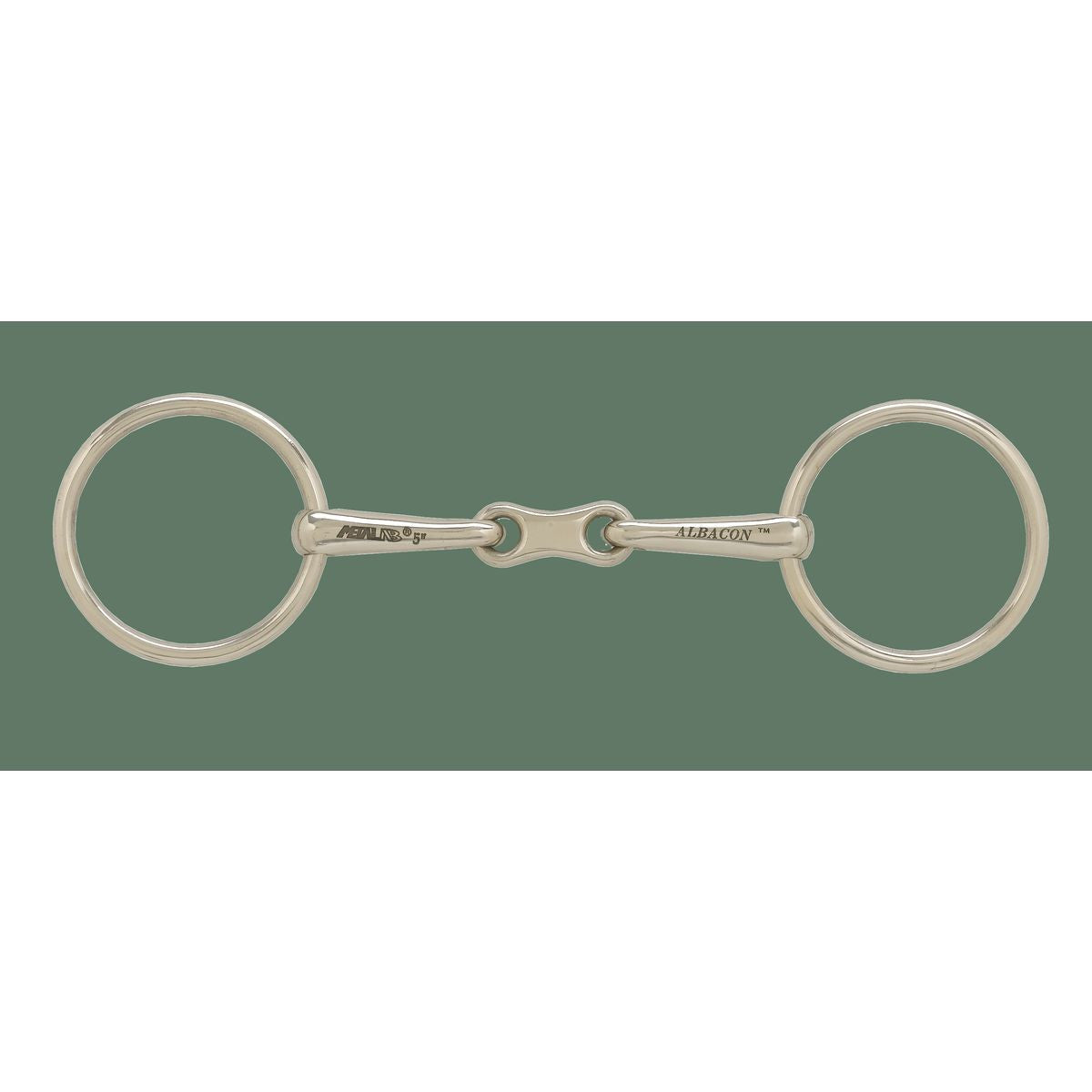 Albacon German Silver French Link Bradoon - main