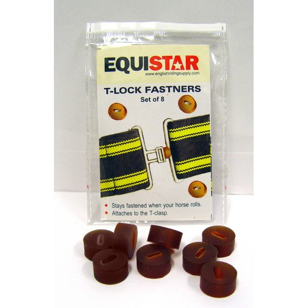 Eco Pure Rubber Surcingle T-Locks Set-8 - sku to order - 117349