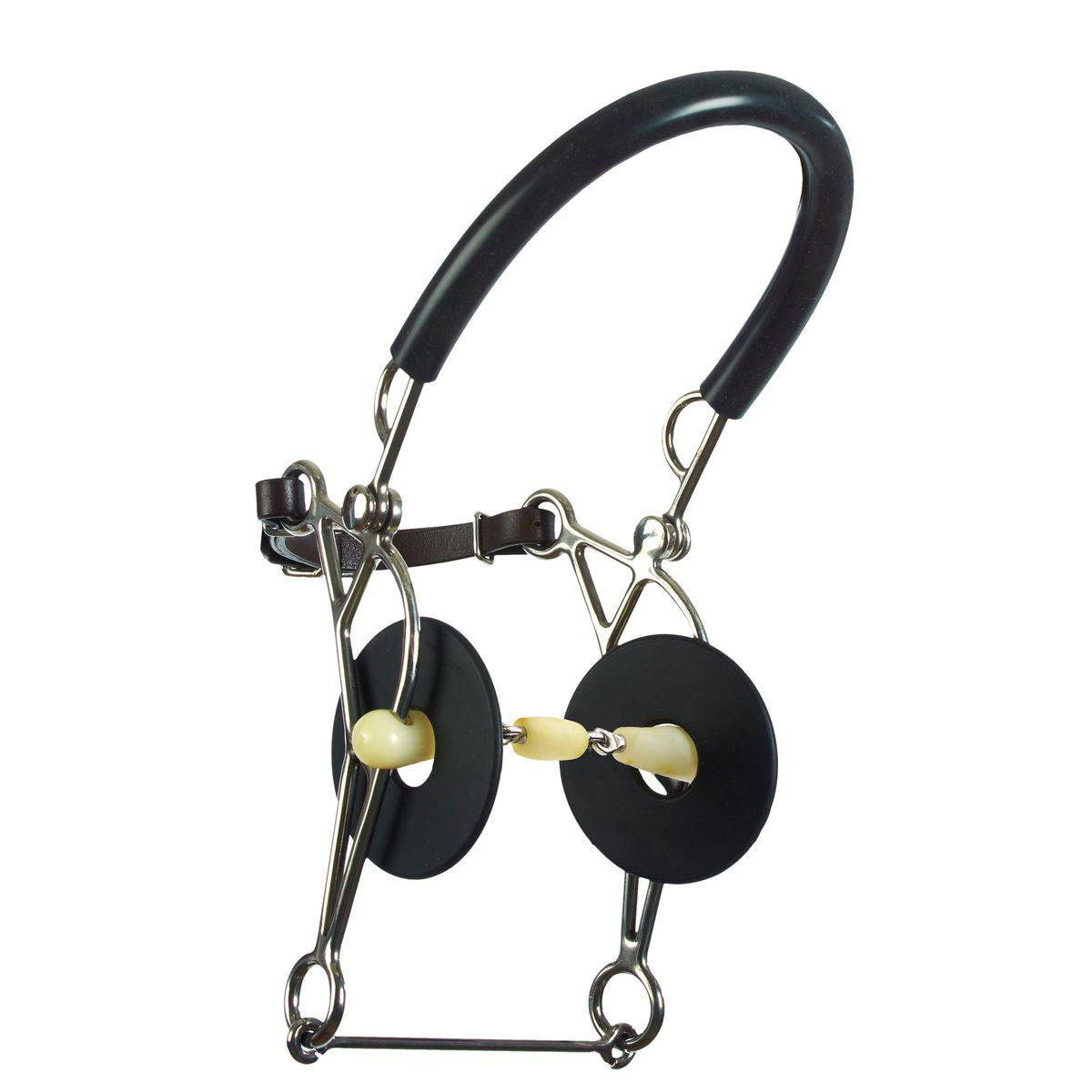 Happy Mouth Double Jointed Roller Hackamore - main