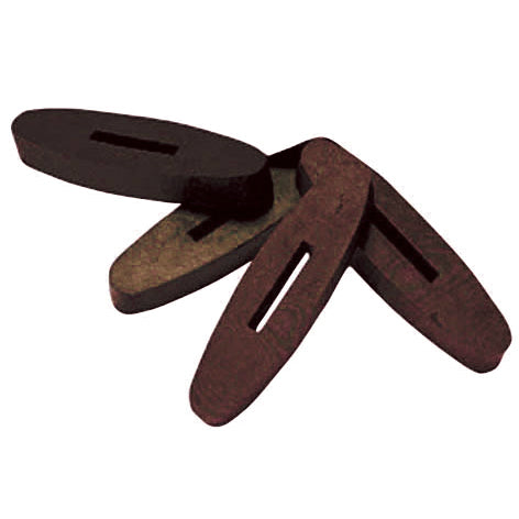 Rubber Rein Stops - Brown