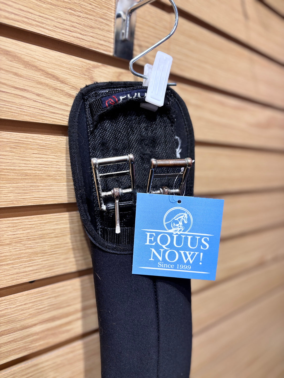 Used 20" Black EQUS Dressage Girth