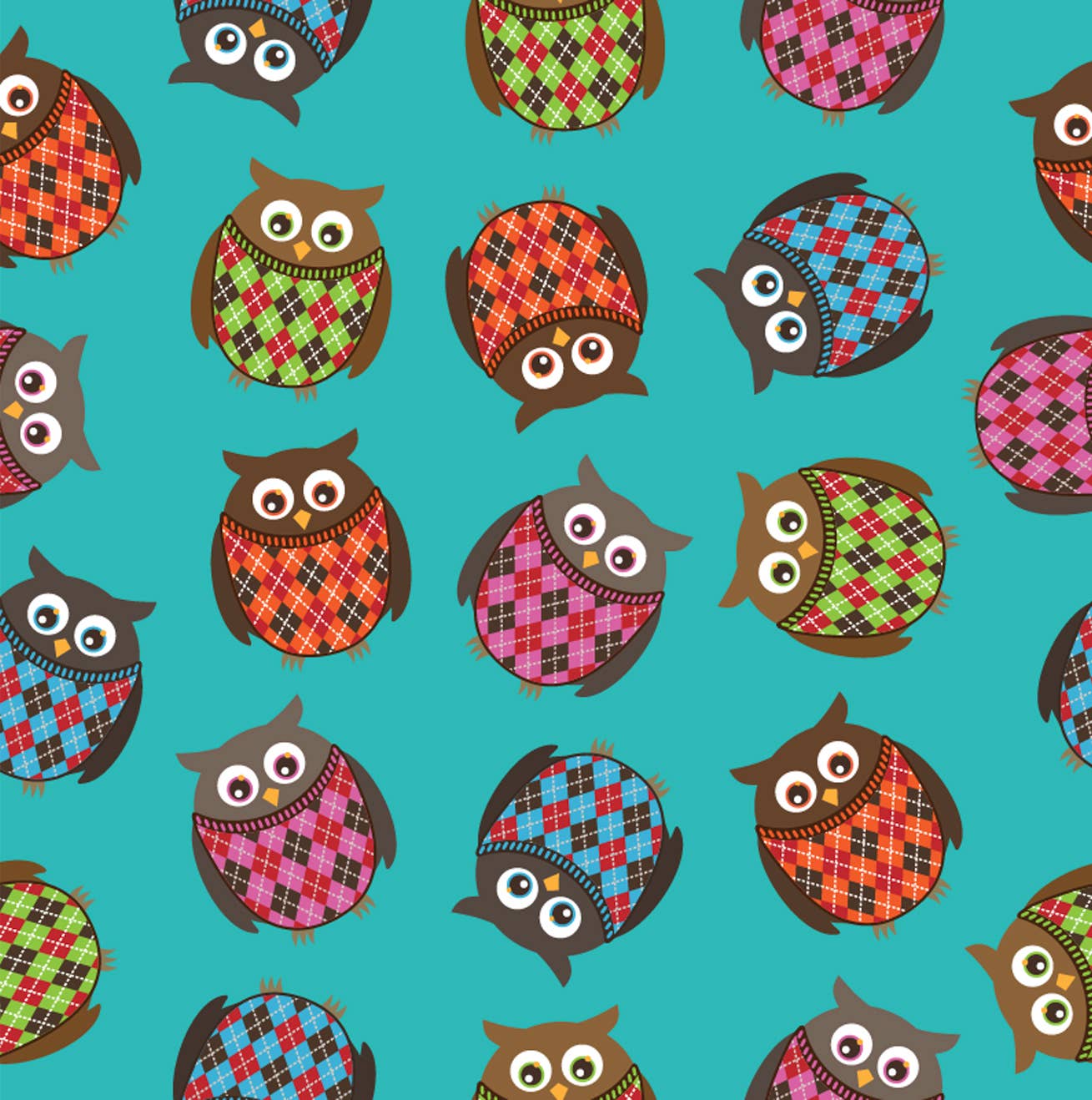 Hocsocx, Inc. - Owls in Argyle Athletic Socks