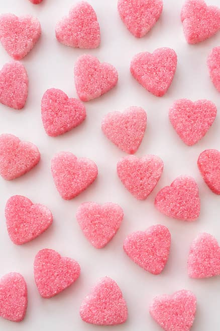 Lucky Duck Sugar Treats - Peppermint Hearts