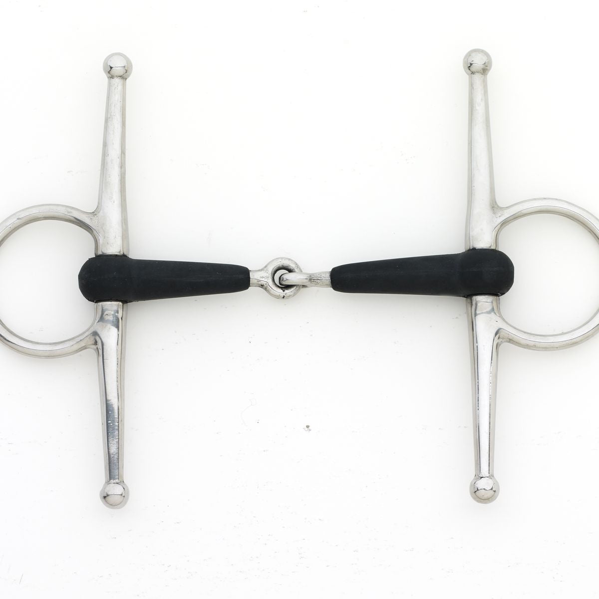 Eco Pure Single Jointed Full Cheek Snaffle Bit - supporting