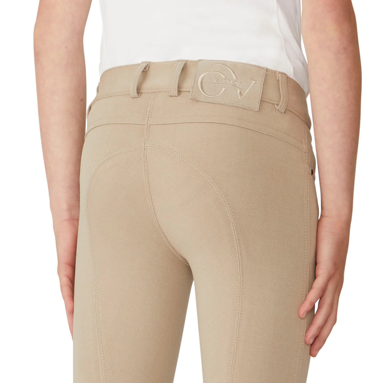 Ovation Kids SoftFlex GRIP-TEC Knee Patch Breech - supporting