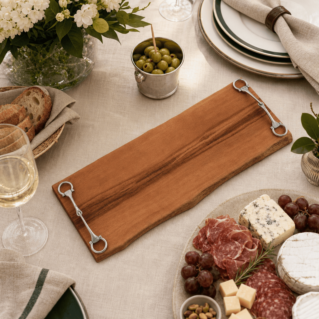Stirrup Handle Charcuterie Board