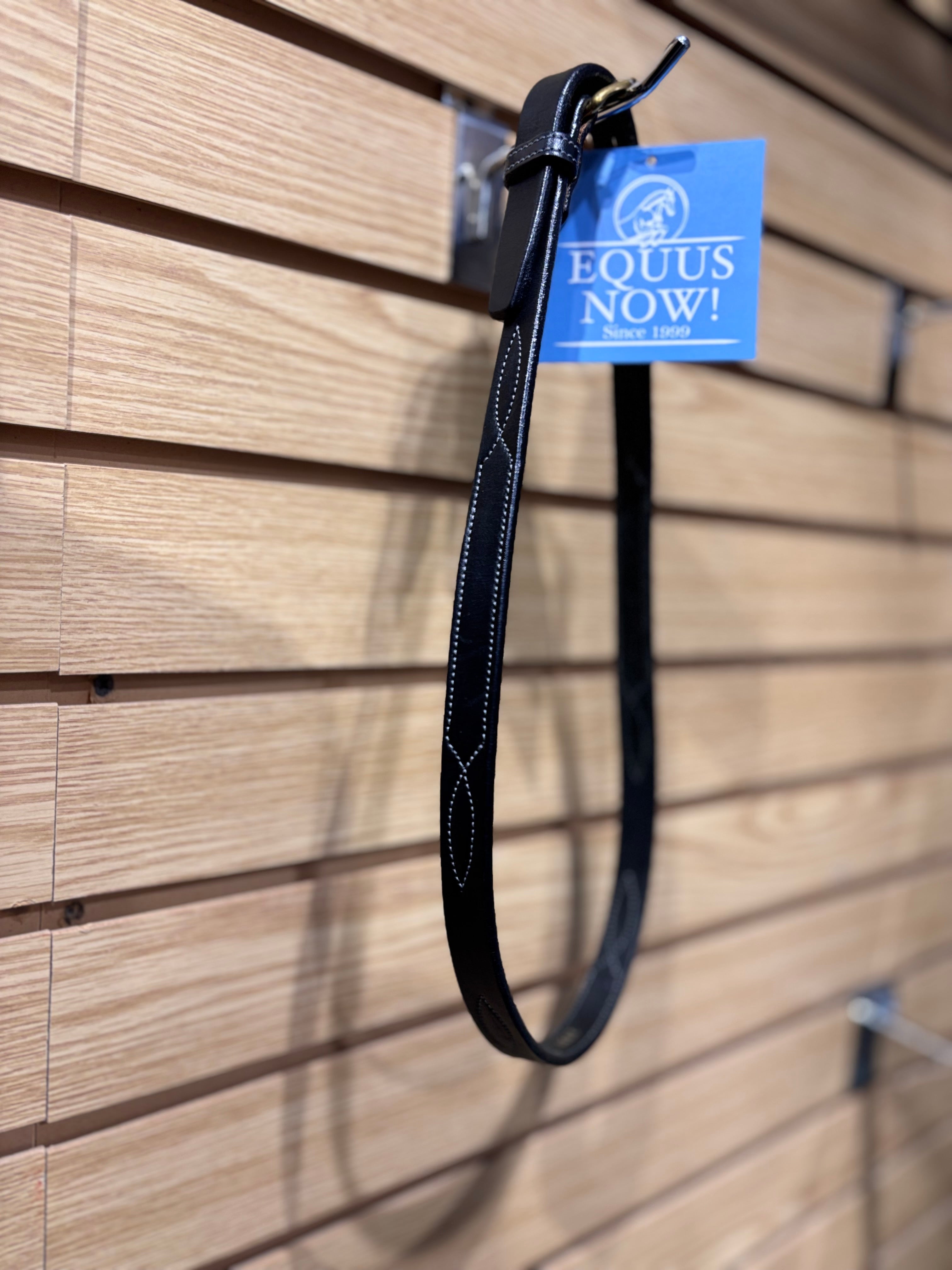Used 30 Black Tory Leather Belt