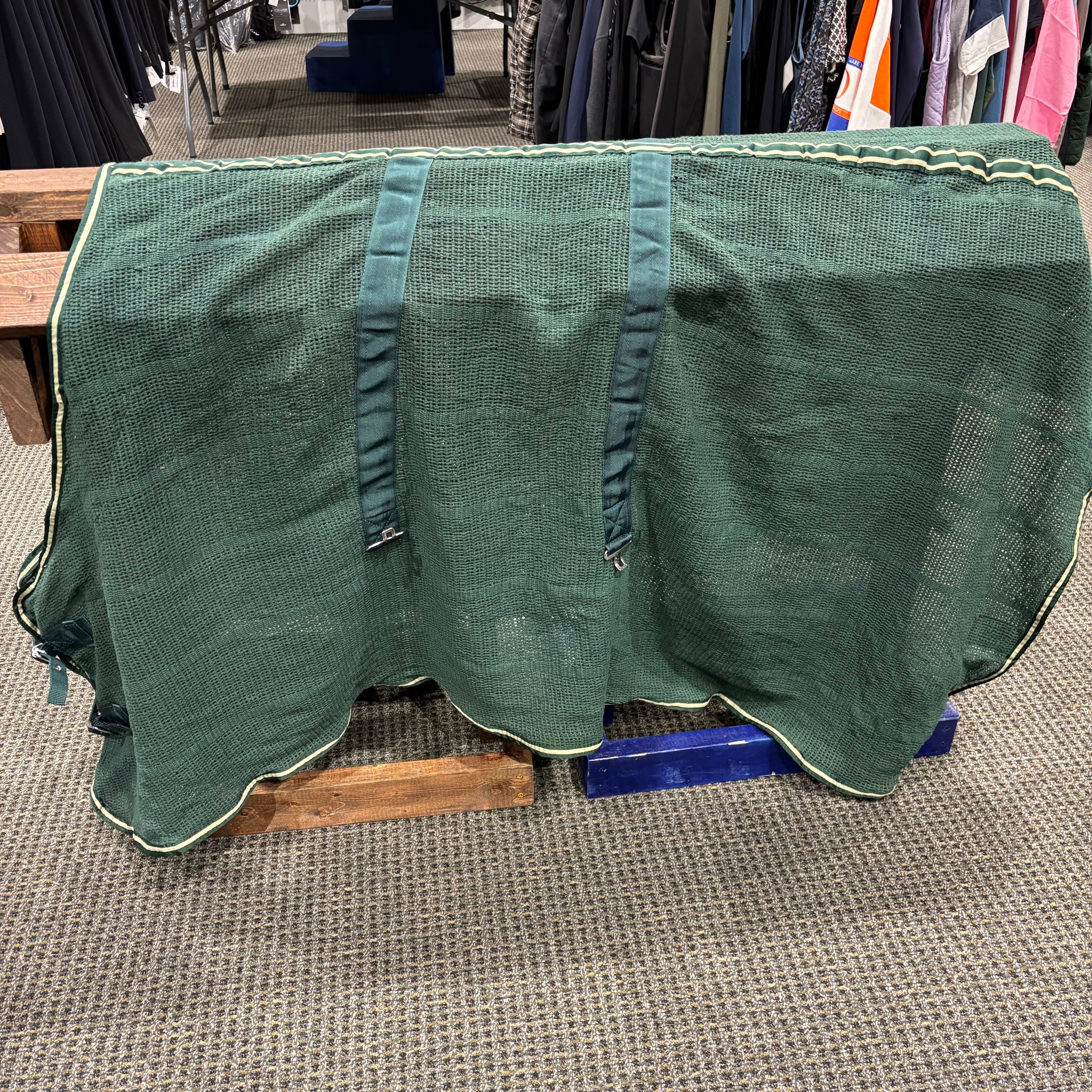 Used Green Scrim Sheet