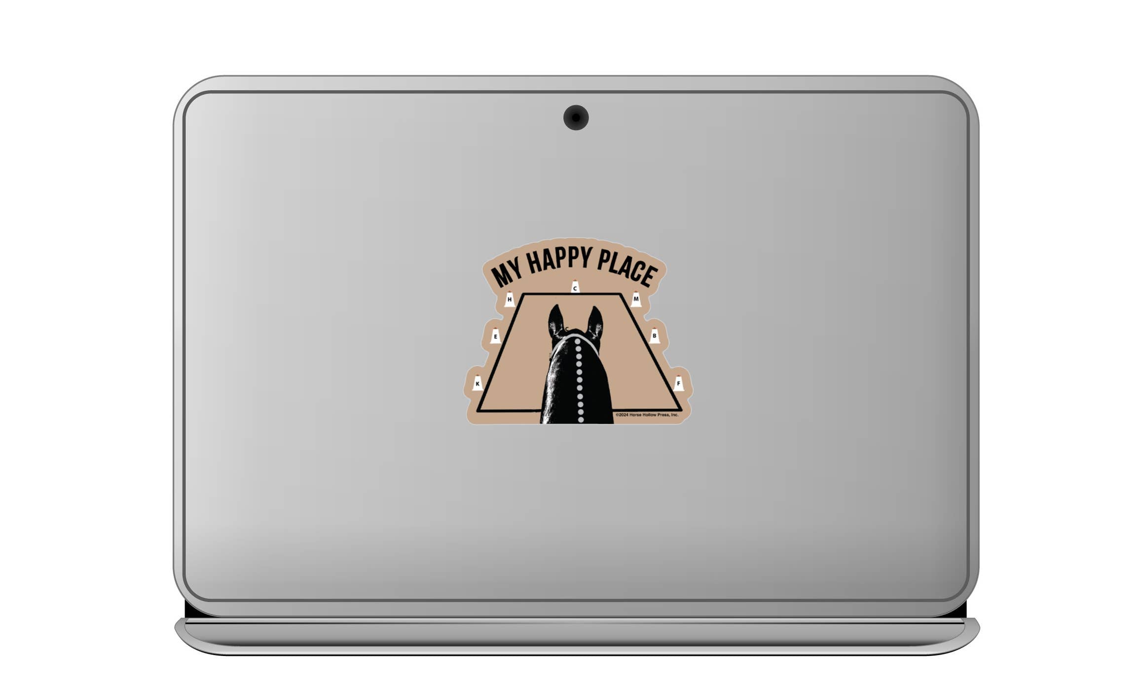 Horse Sticker Waterproof 3" | Dressage My Happy Place