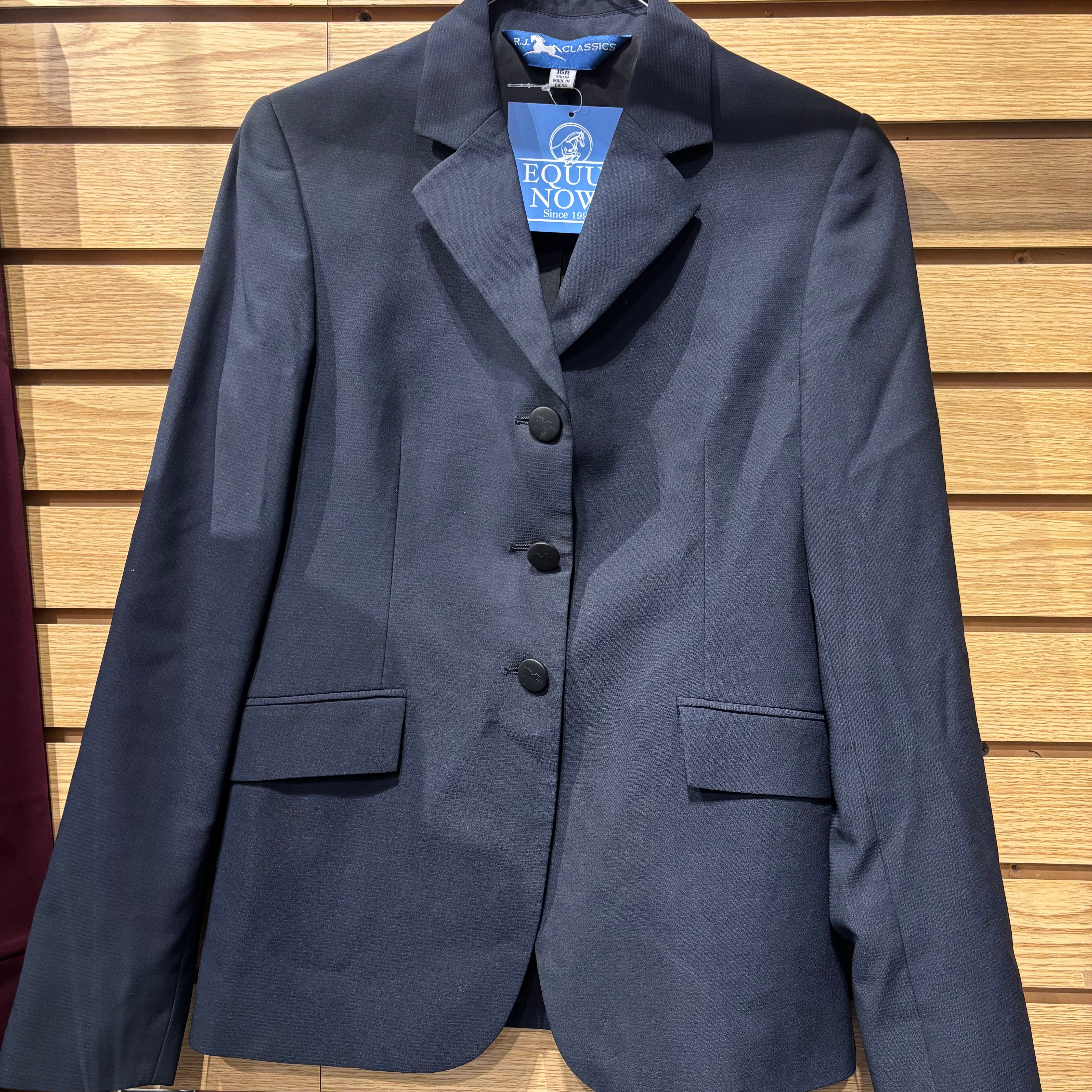 Used 16R Navy RJ Classics Hunt Coat