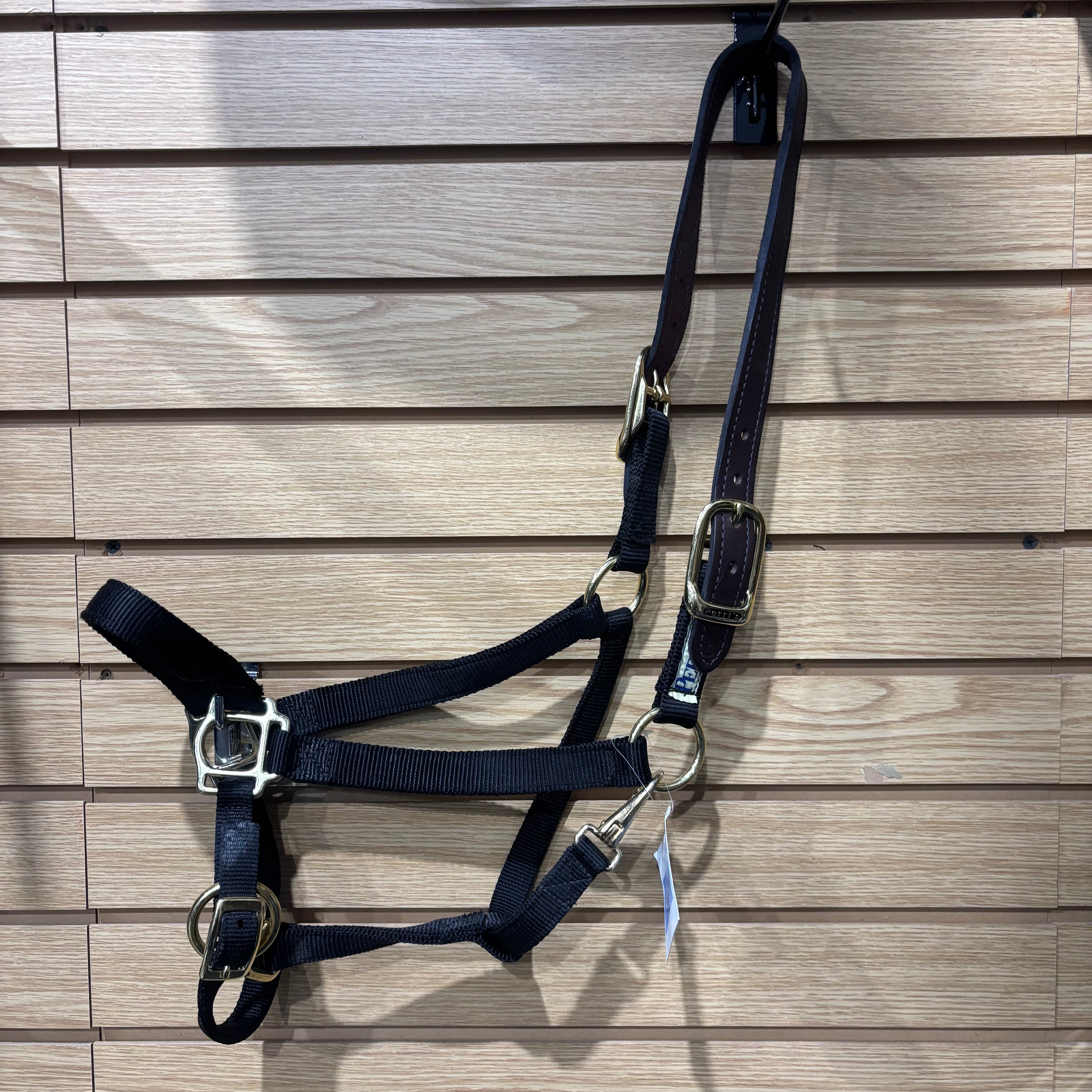 Used Oversize Perri's Leather/Nylon Halter