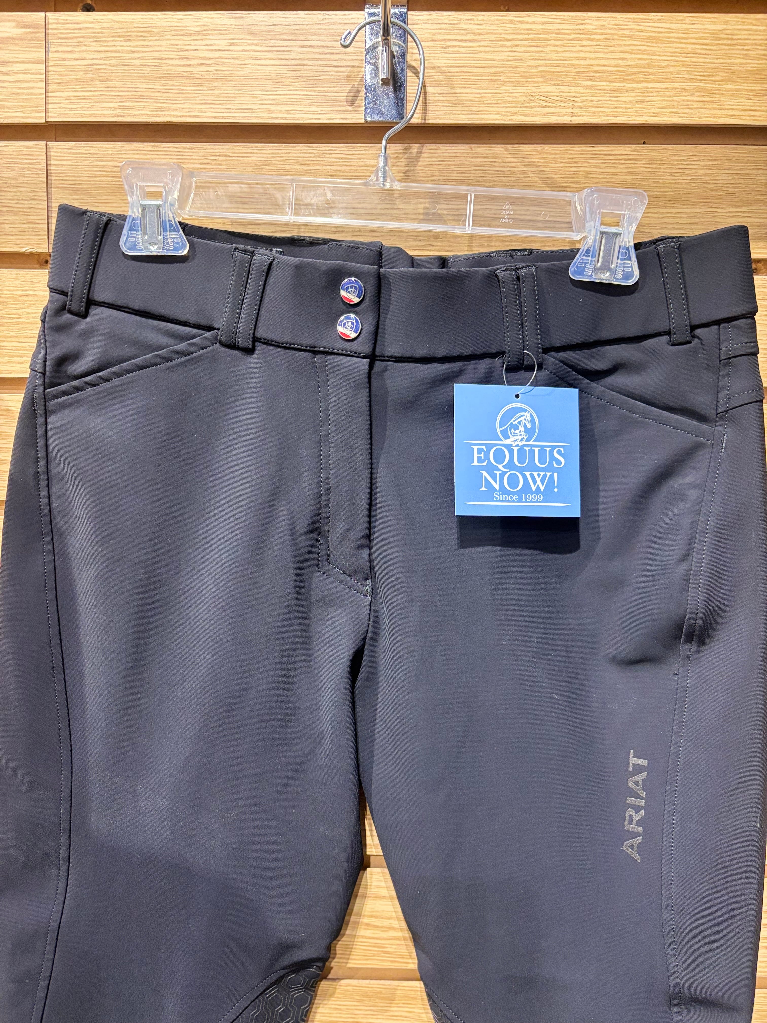 Used 32R Ariat Pro Series Trifactor Breeches Black