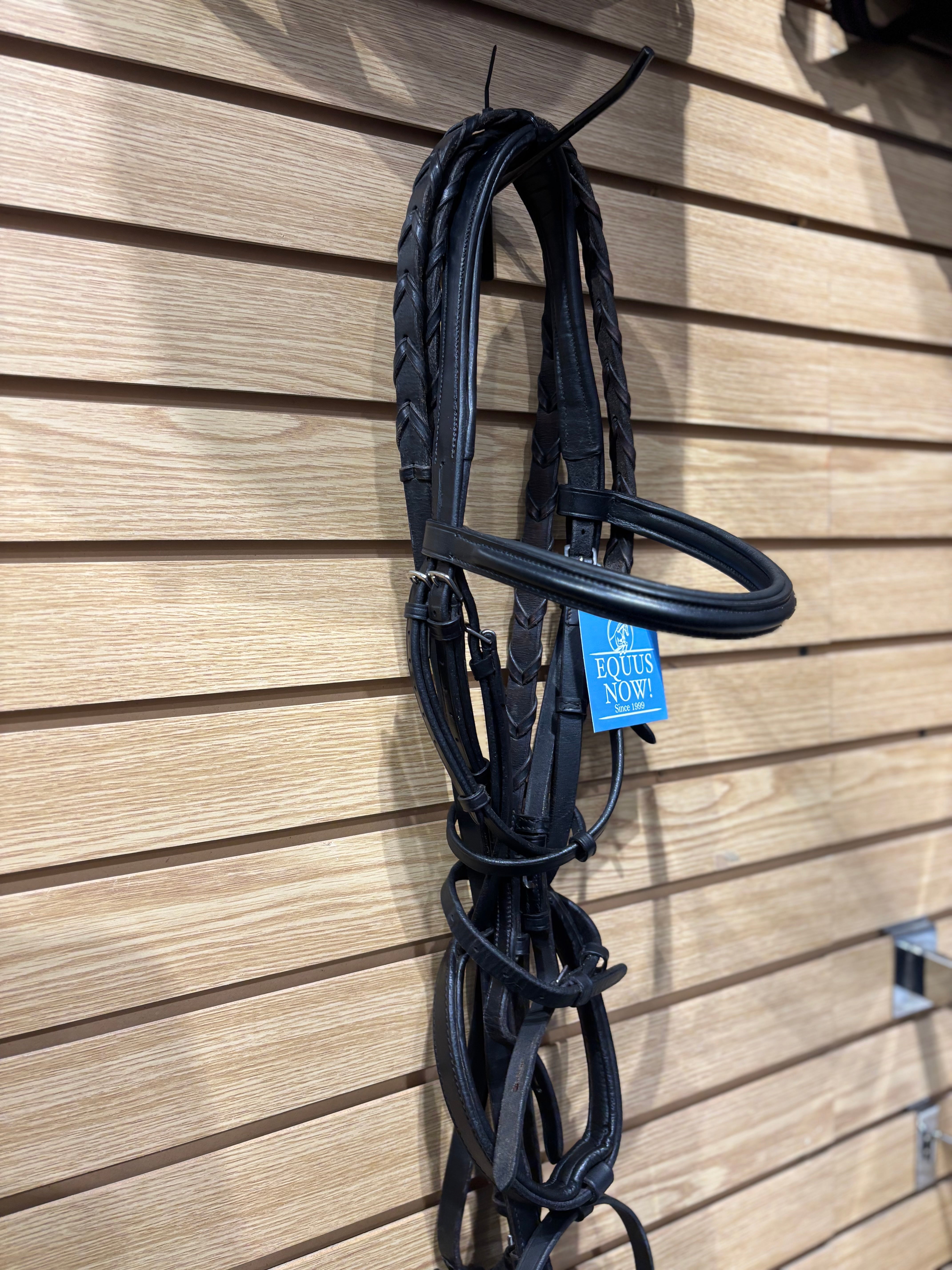 Used Black Bridle with Reins