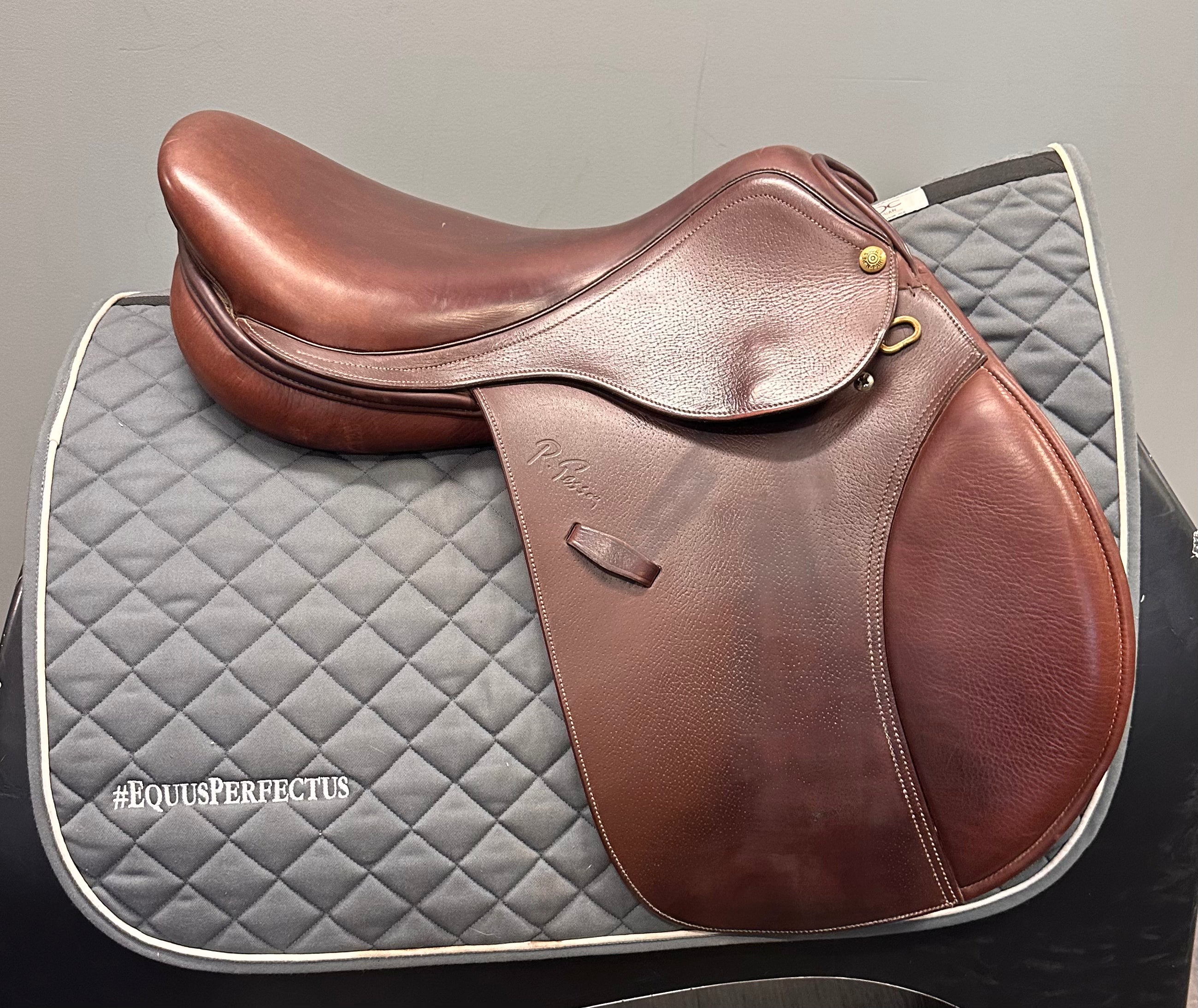 Used Pessoa Jump Saddle 17" Medium Tree
