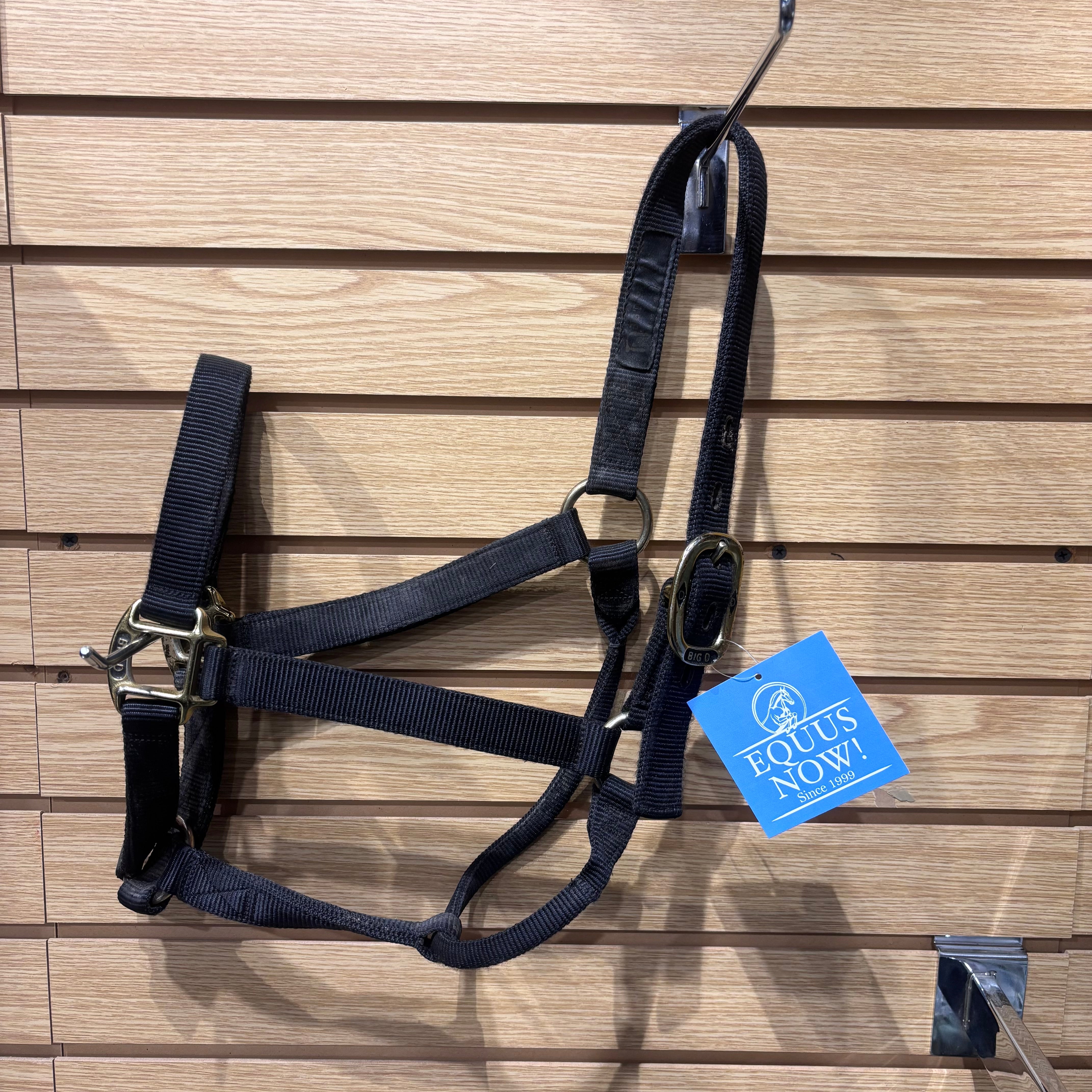 Used Black Nylon Halter
