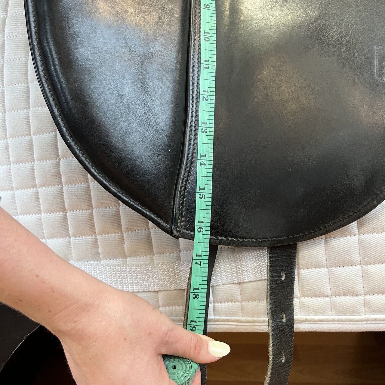 Used Arthur Krottas Dressage Saddle 17.5" Medium Wide Tree - sku to order - 5003630