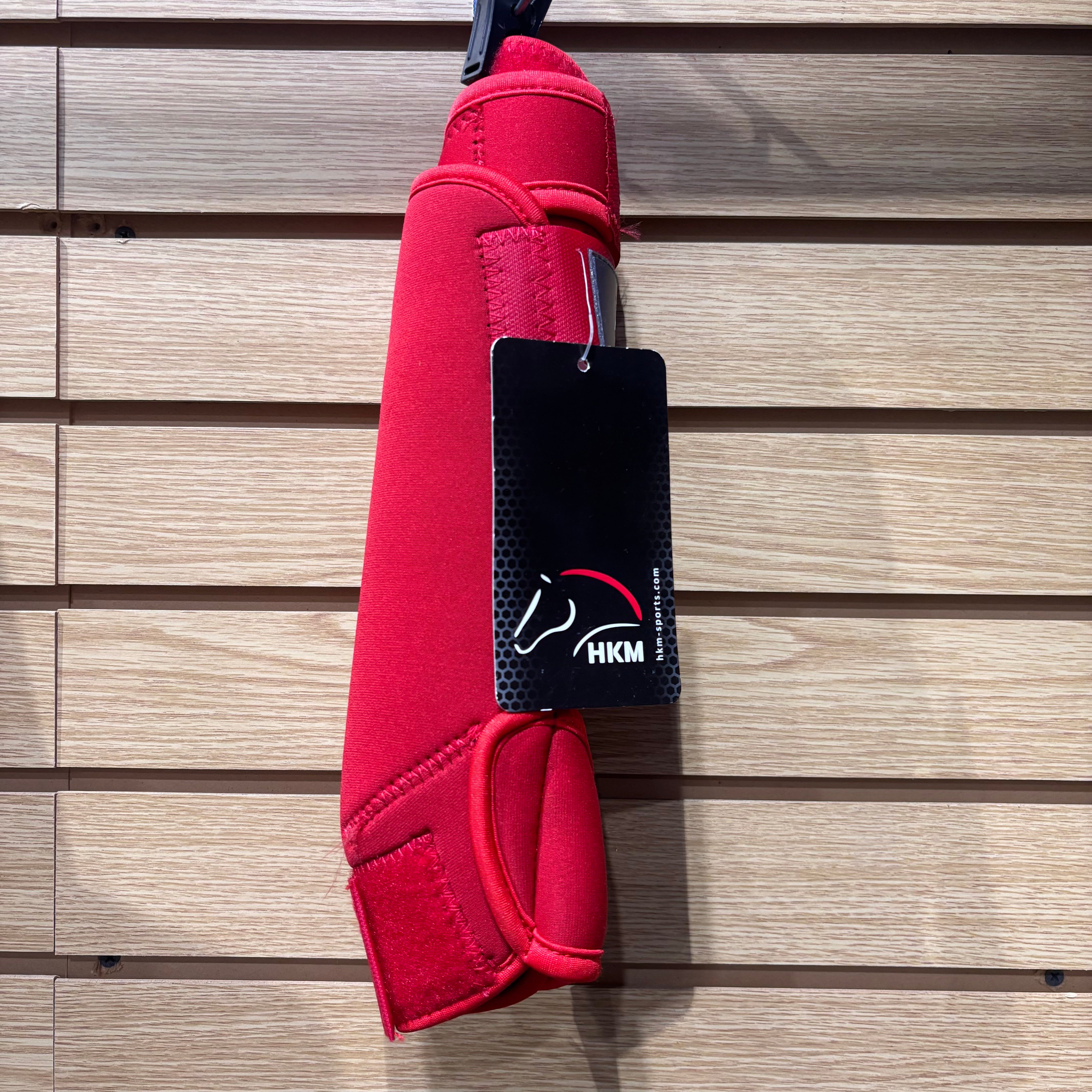 Used HKM Medium Red Protection Boots