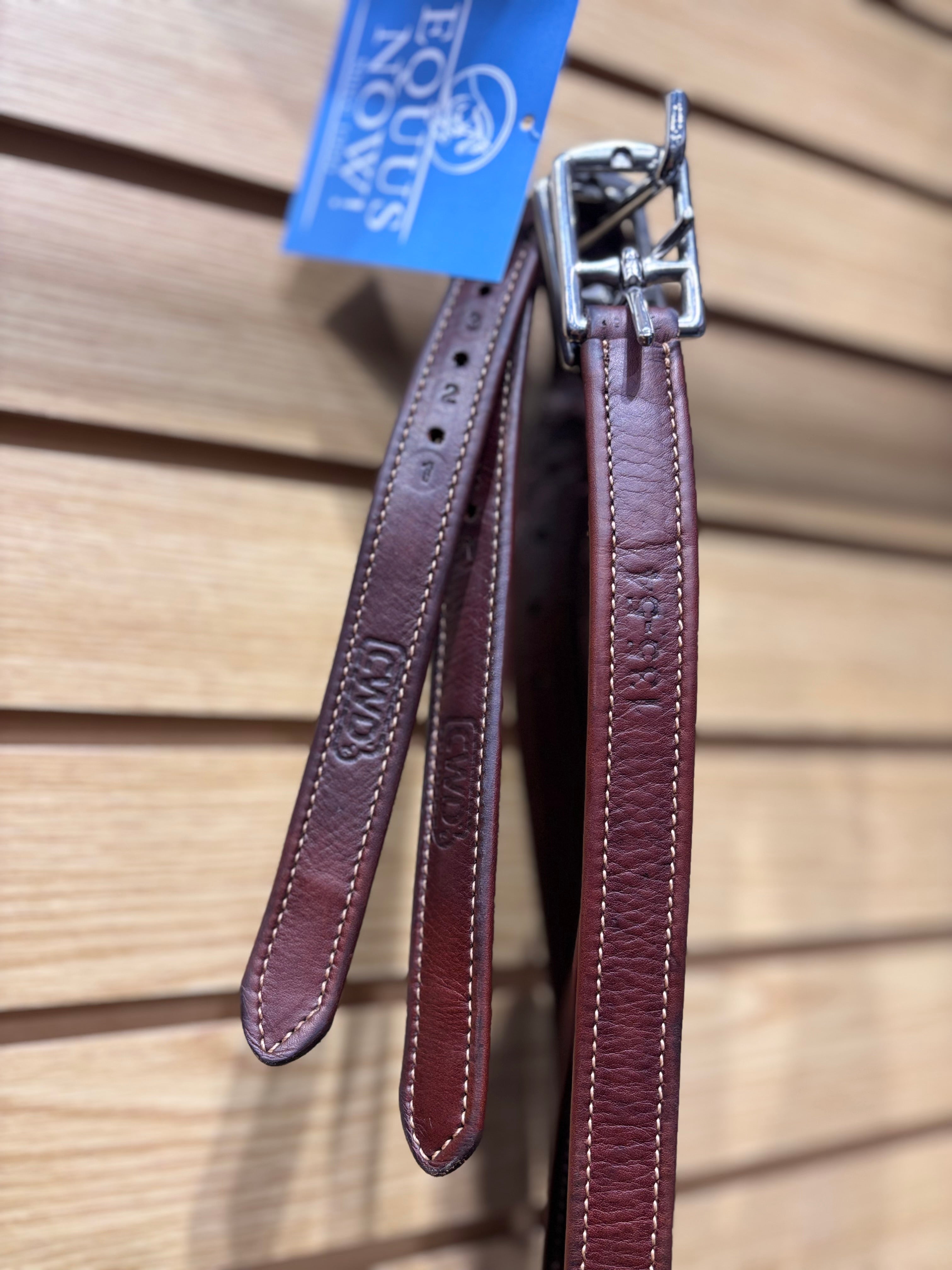 Used 54" Brown CWD Stirrup Leathers