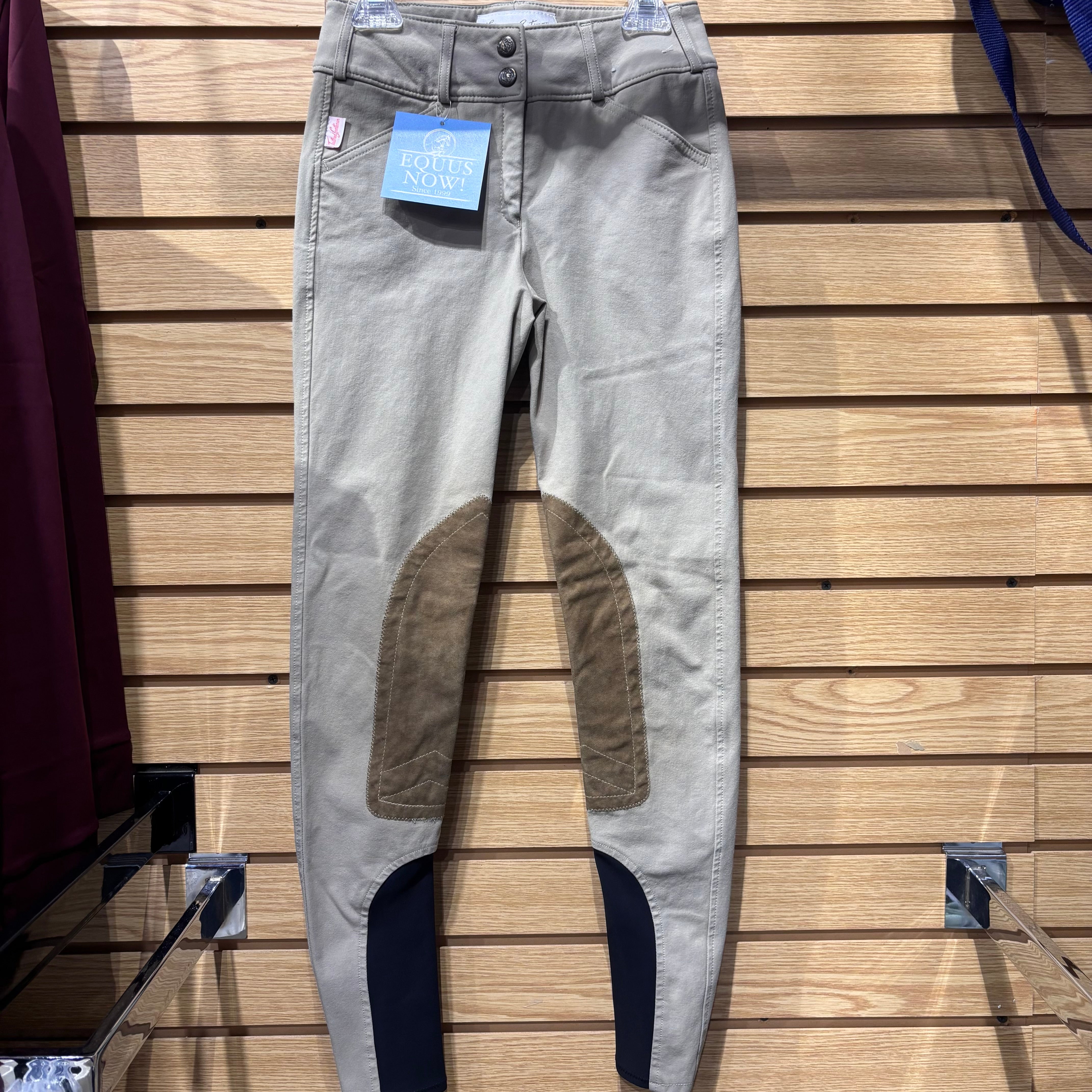 Used 22 Tan Tailored Sportsman Knee Patch Breeches