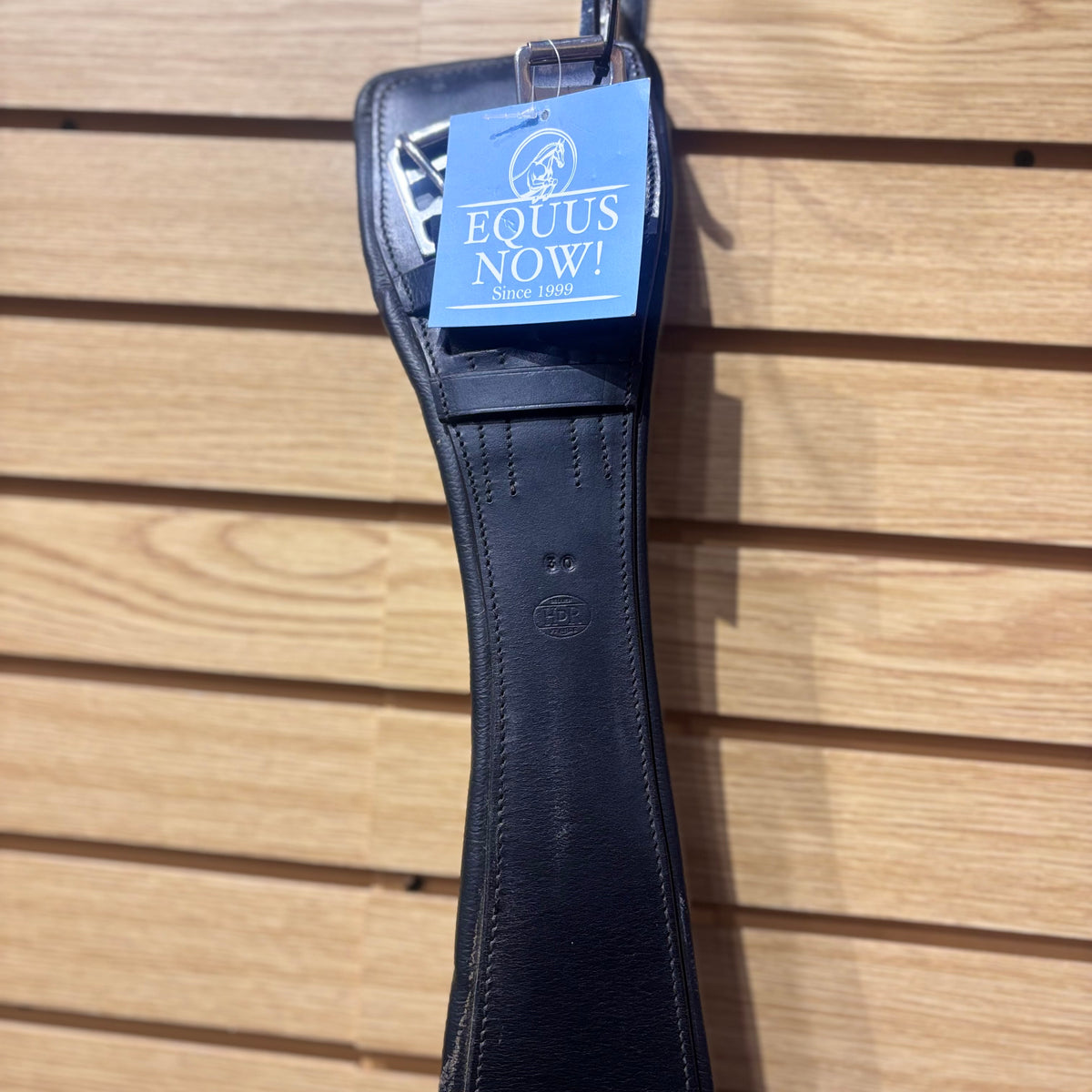 Used HDR 30" Black Leather Dressage Girth