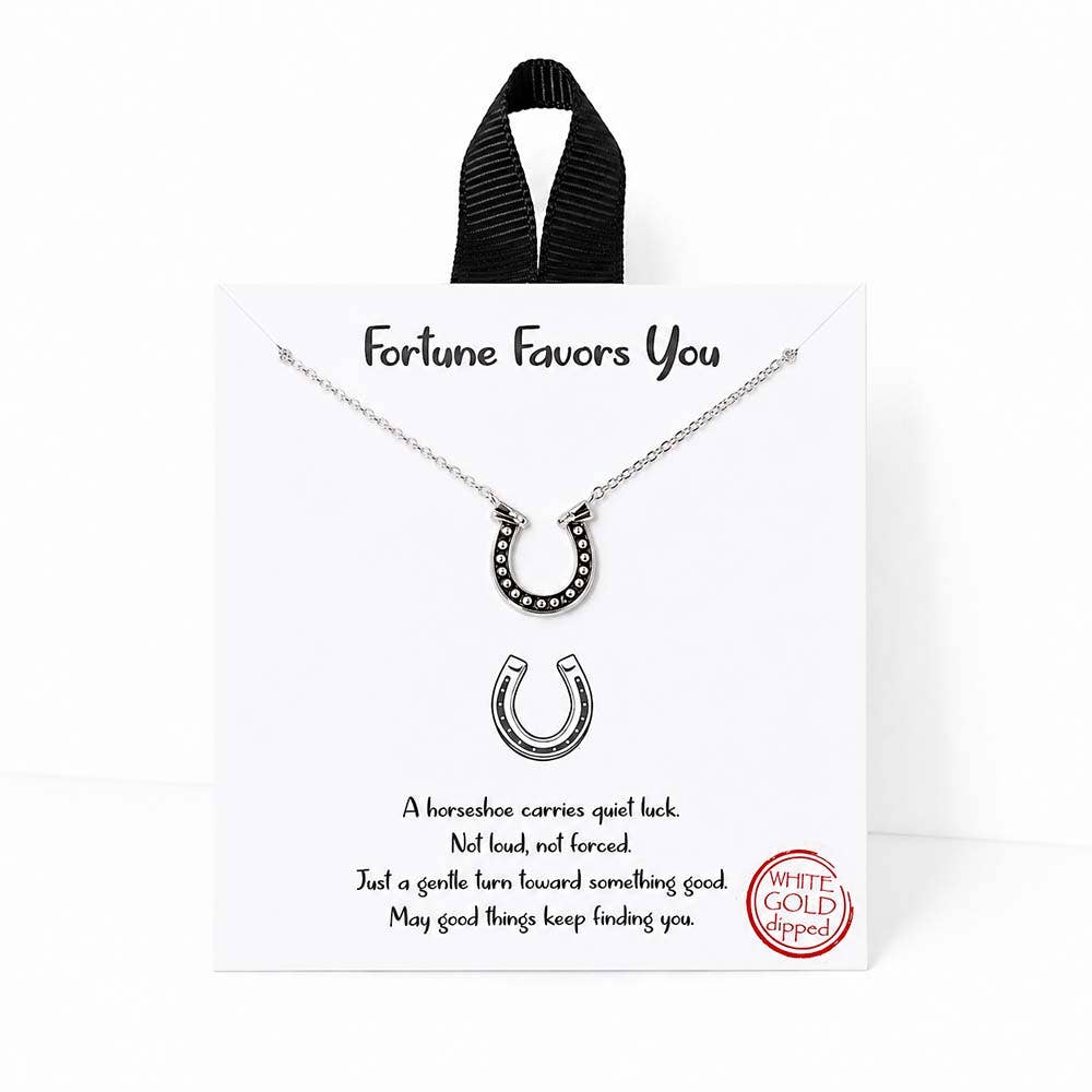 FORTUNE HORSESHOE PENDANT