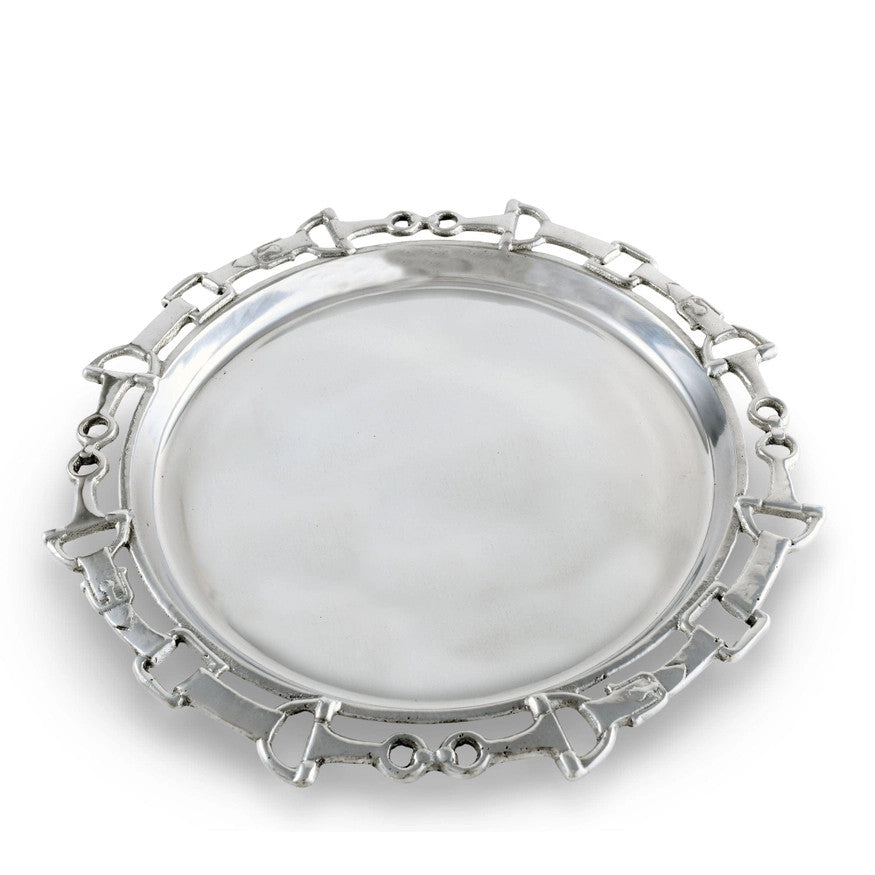 Arthur Court Equestrian Round Serving Tray - sku to order - 76097