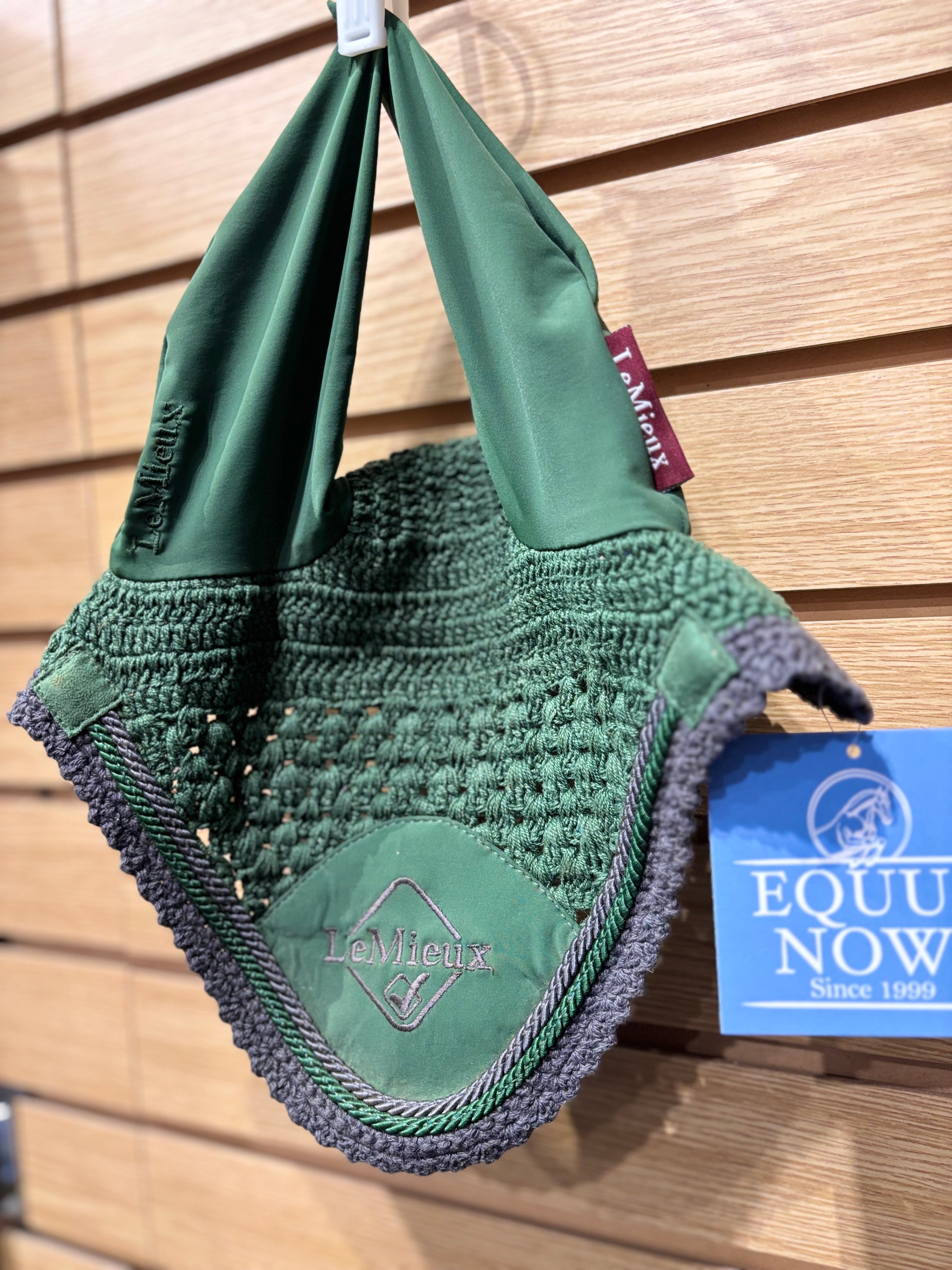 Used Large Green LeMieux Ear Bonnet