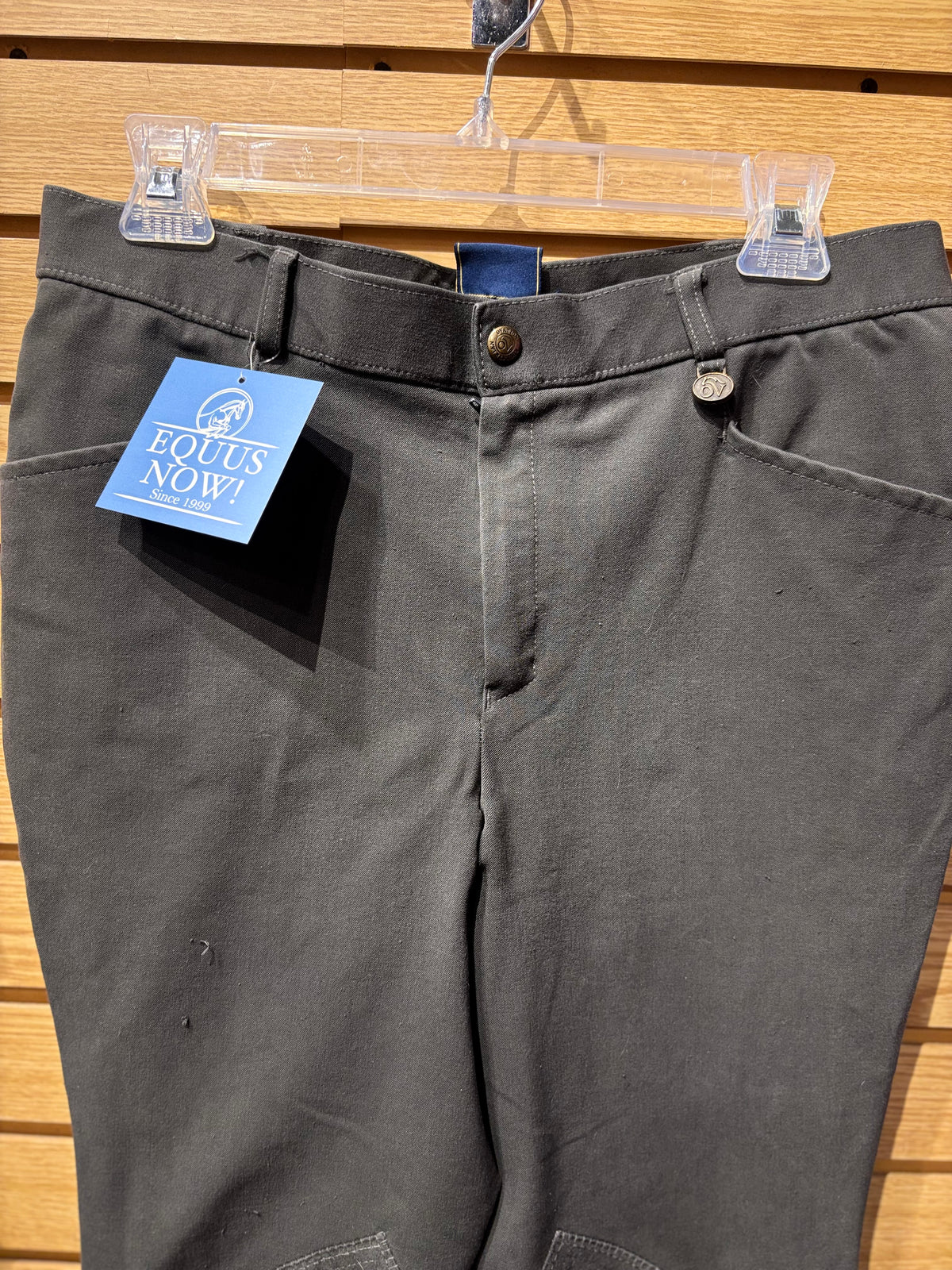 Used 30R Mens Grey Ovation Knee Patch Breeches