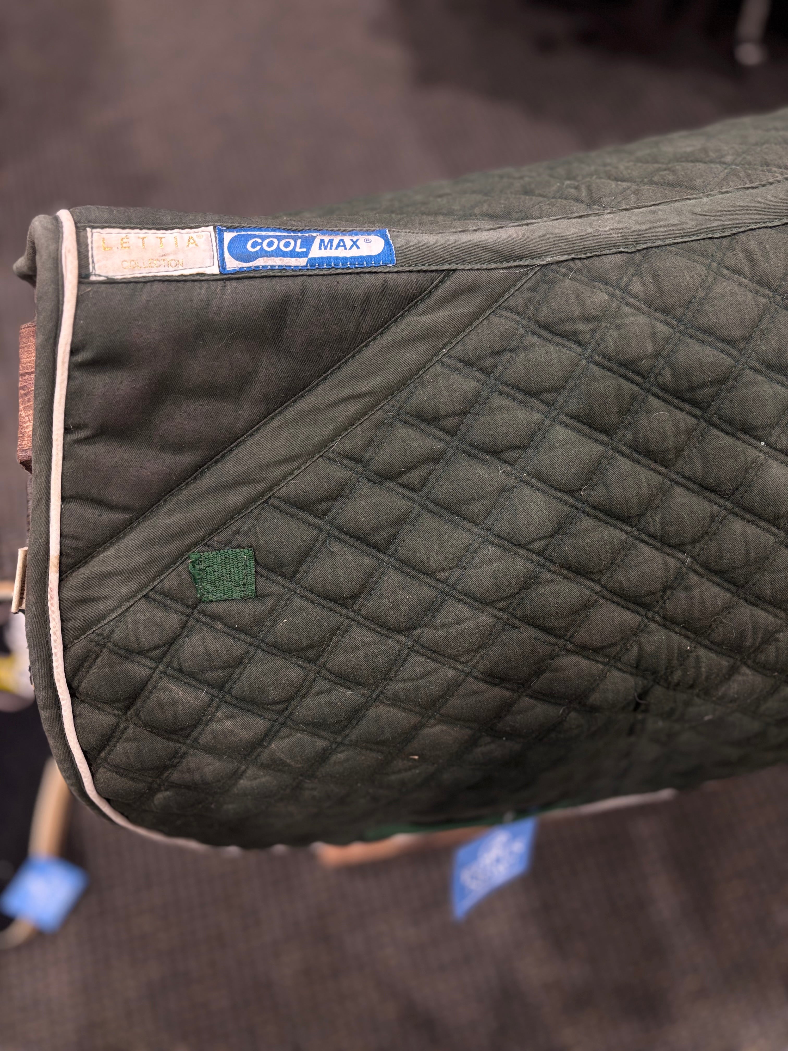 Used AP Green Lettia Coolmax Saddle Pad