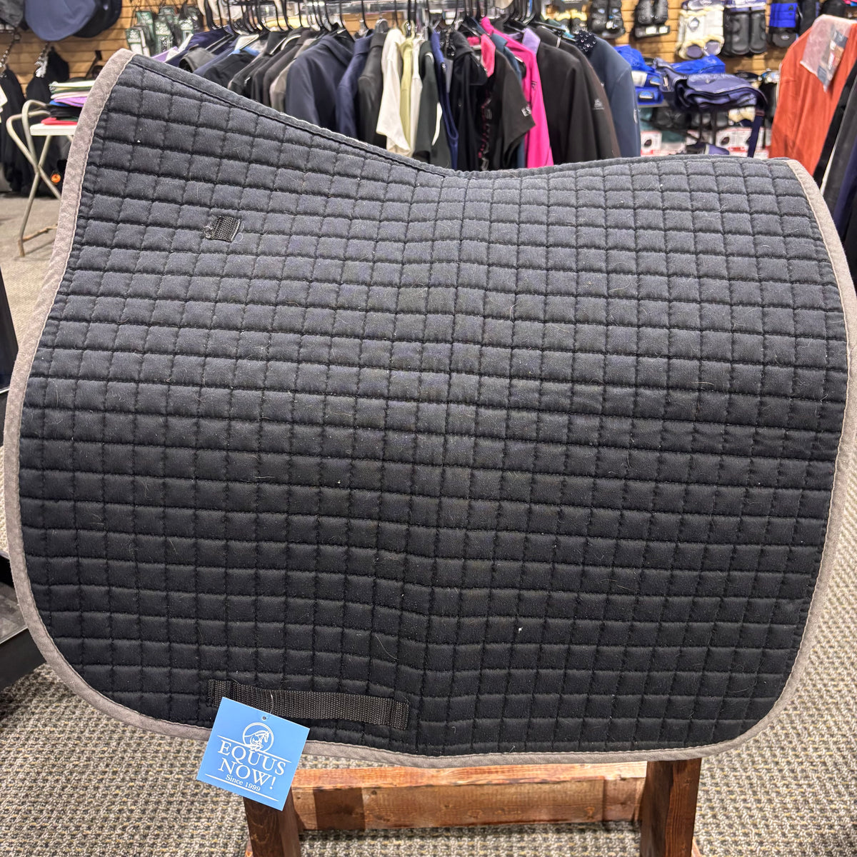 Used Dressage Black Ovation Mini Diamond Quilted Saddle Pad