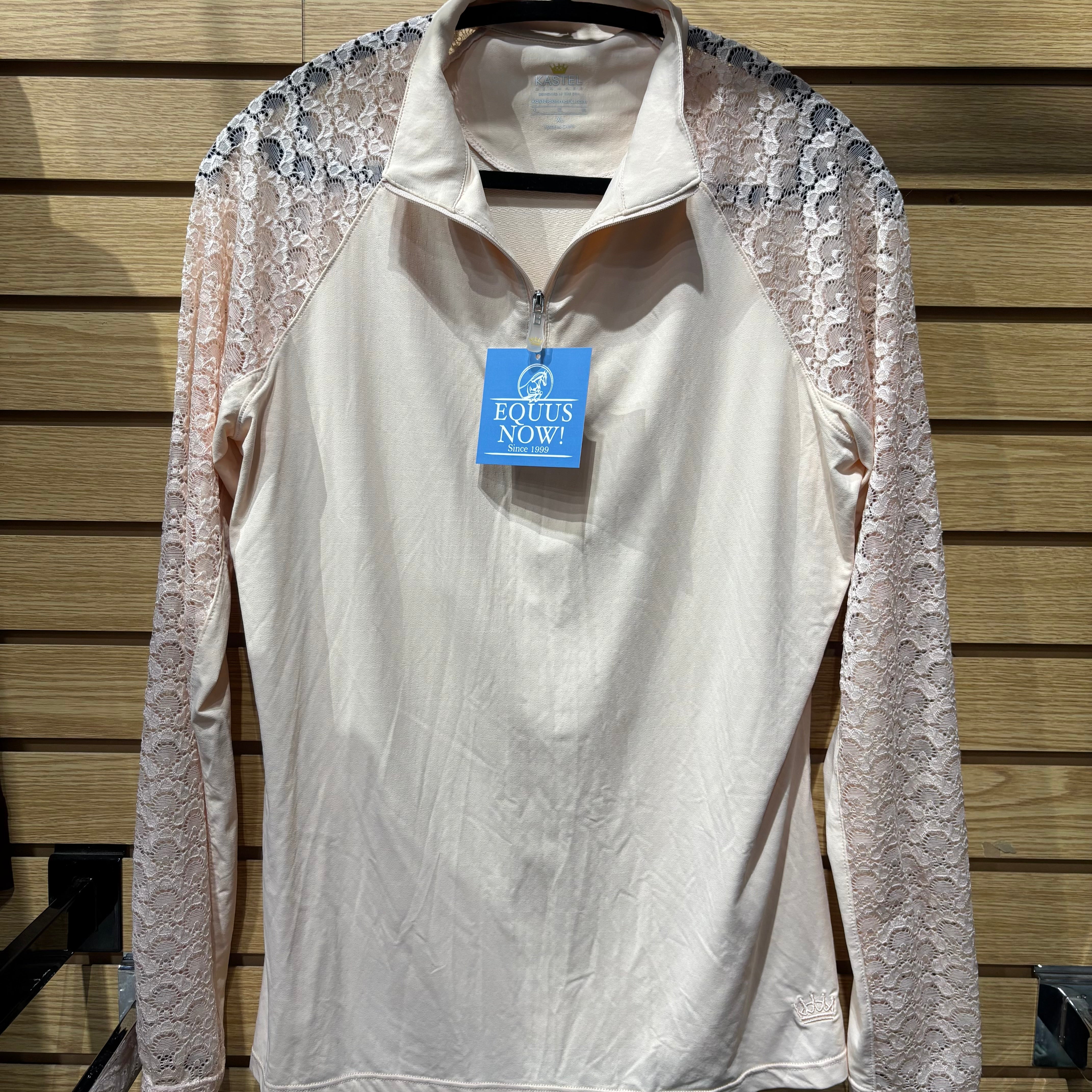 Used Kastel Denmark Lace XL Peach Long Sleeve Shirt