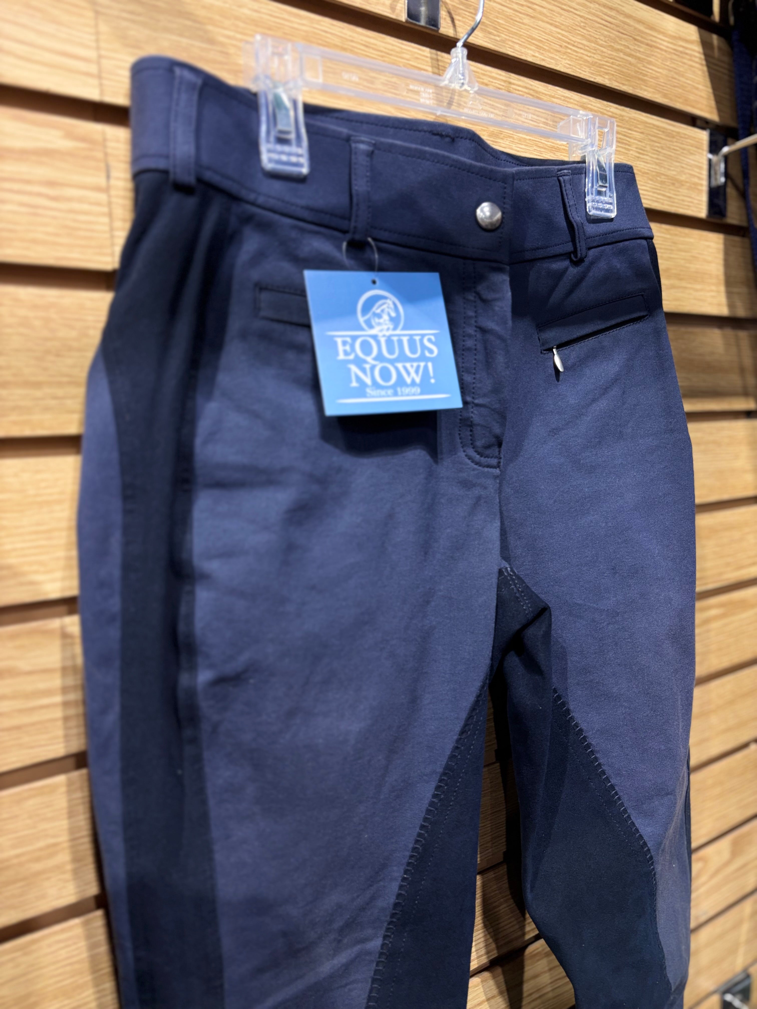 Used 30 Navy/Grey Dover Full Seat Breeches