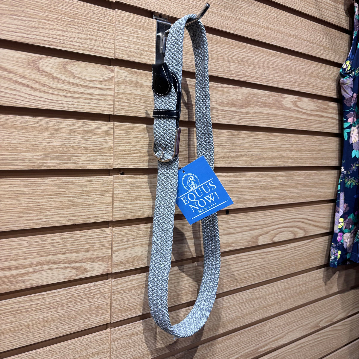 Used Medium Grey Ovation Braided Belt