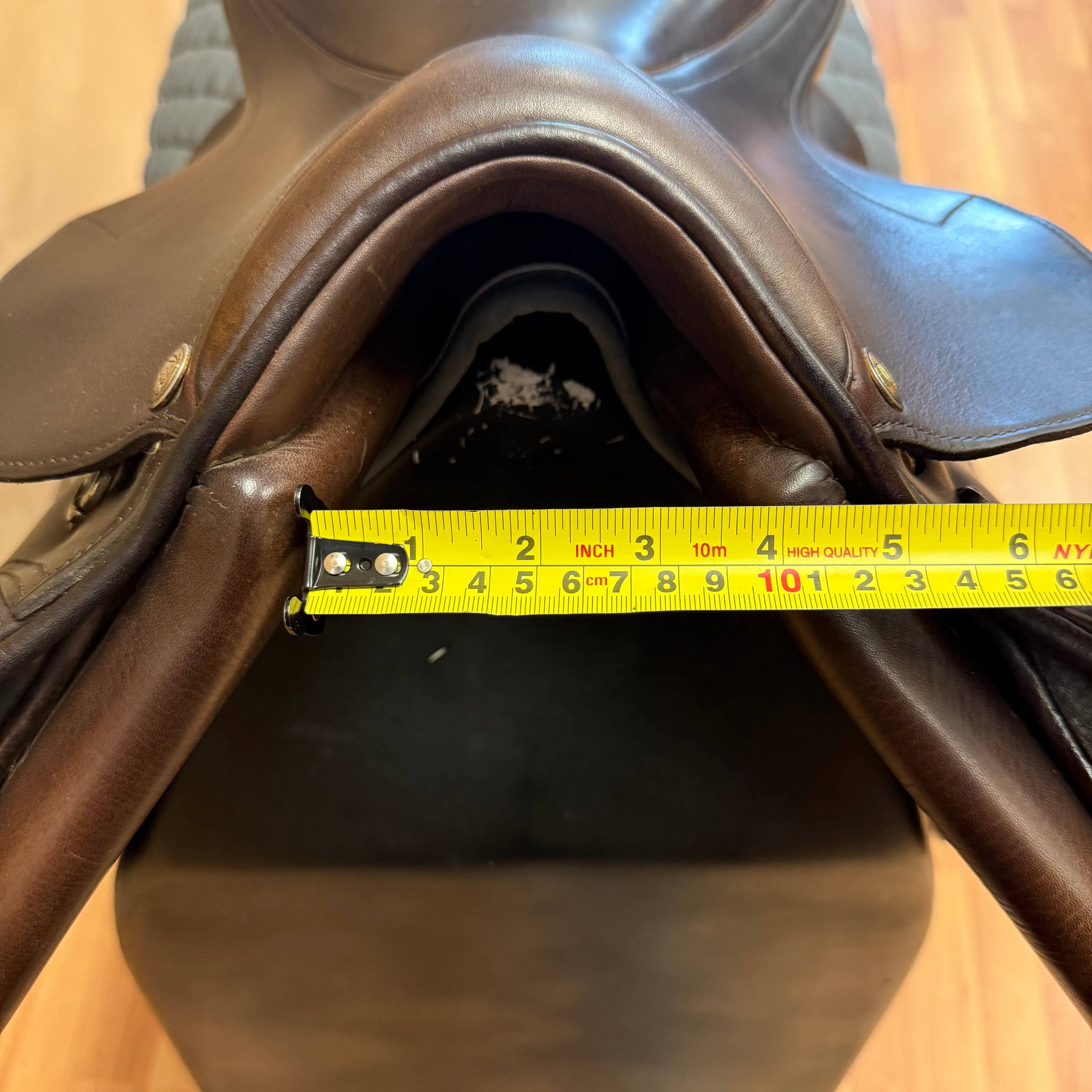 Used Pessoa Rodrigo Jump Saddle 17.5" Adjustable Tree